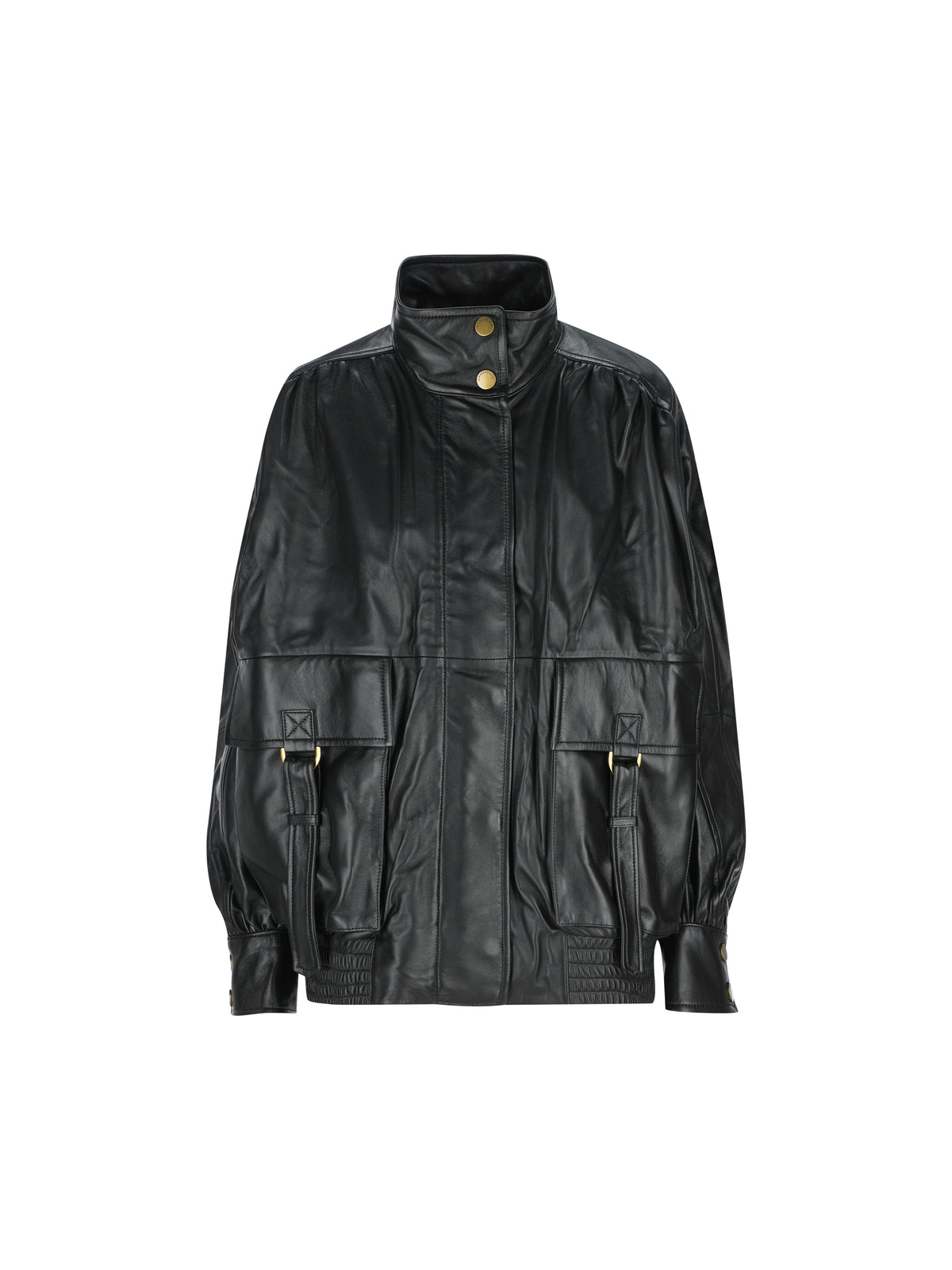 Bomber in pelle Valiant in nero 1013JF261 BLK ZIMMERMANN 