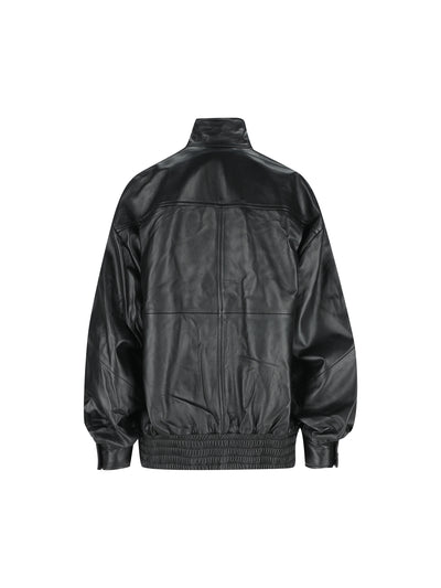 Bomber in pelle Valiant in nero 1013JF261 BLK ZIMMERMANN 