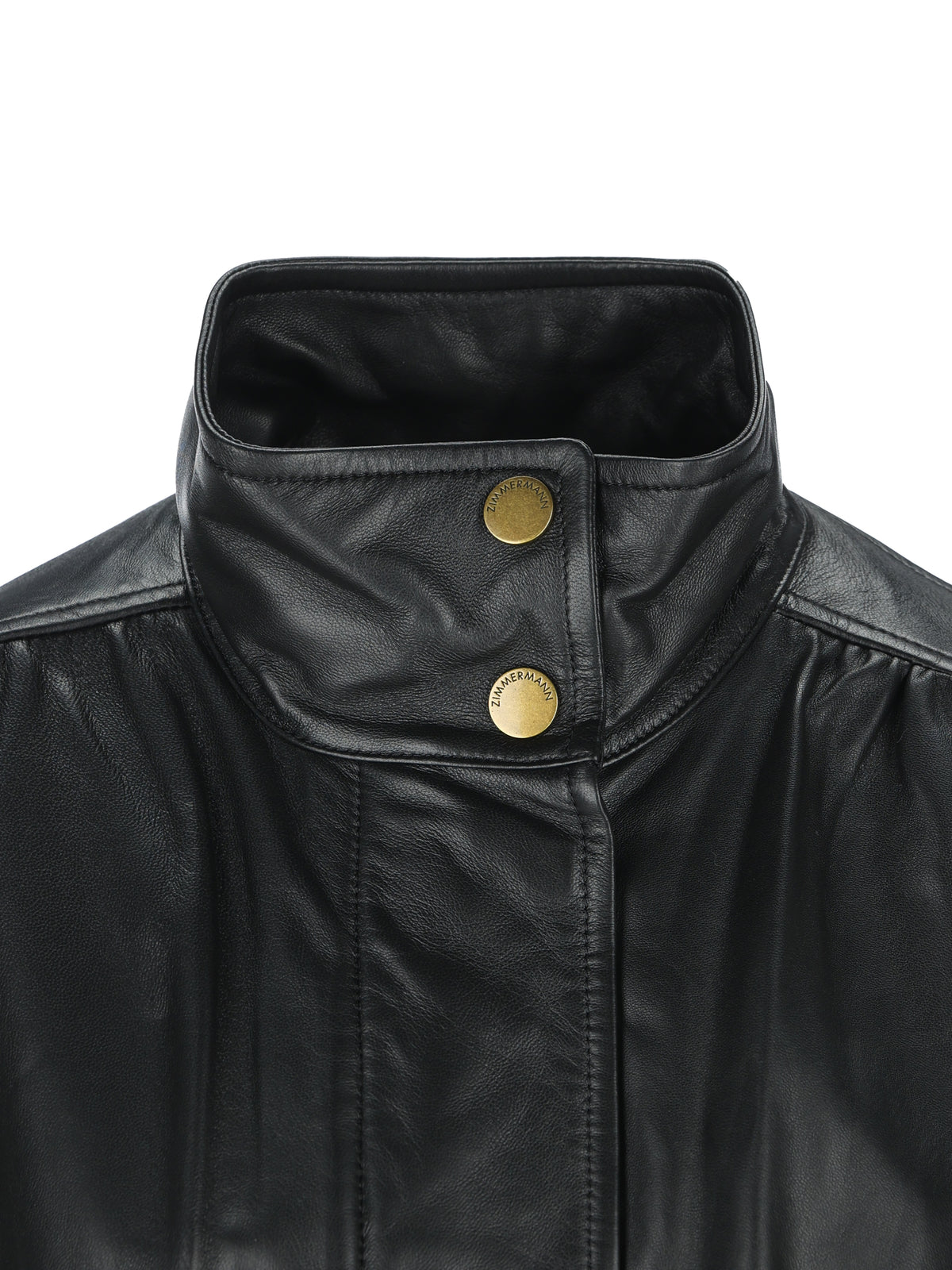 Bomber in pelle Valiant in nero 1013JF261 BLK ZIMMERMANN 