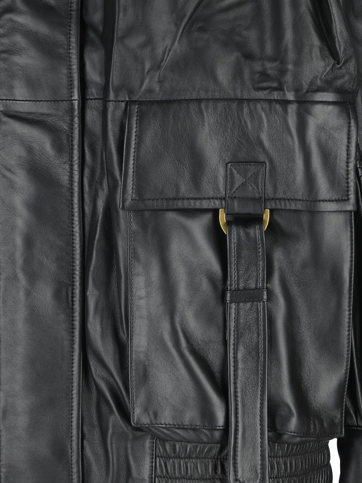 Bomber in pelle Valiant in nero 1013JF261 BLK ZIMMERMANN 