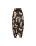 Pantalone in seta con stampa piume di pavone 4843PF261 BLKFEA ZIMMERMANN 