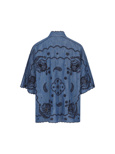 Camicia realizzata in cotone. 8360TSS261 RWBLU ZIMMERMANN 