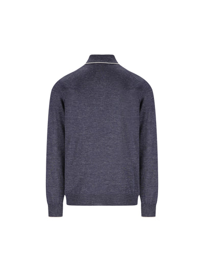 Polo realizzata in cashmere e seta. MHS805905 CKL07 BRUNELLO CUCINELLI 