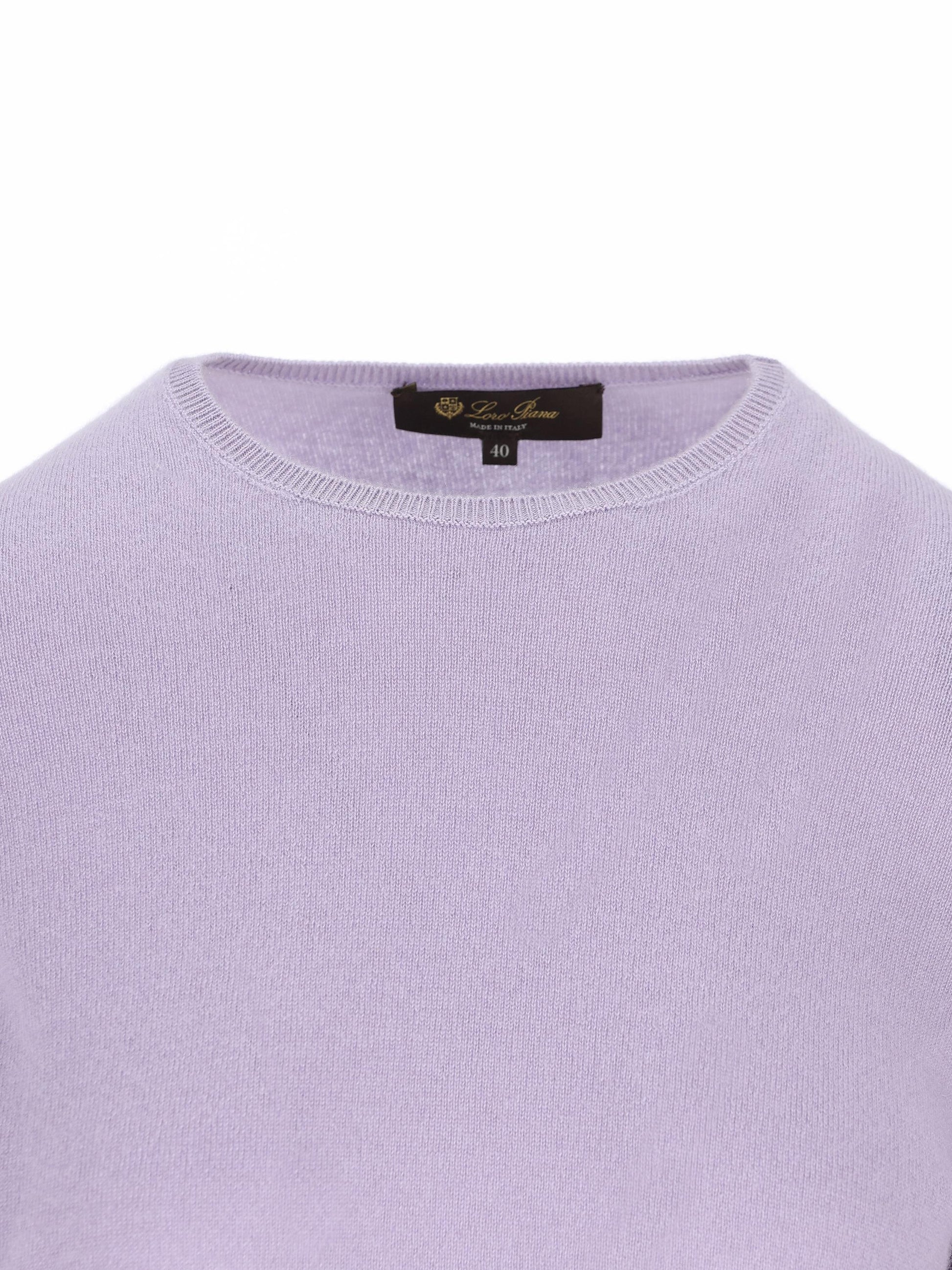 Girocollo realizzato in cashmere. FAQ4508 402O LORO PIANA 