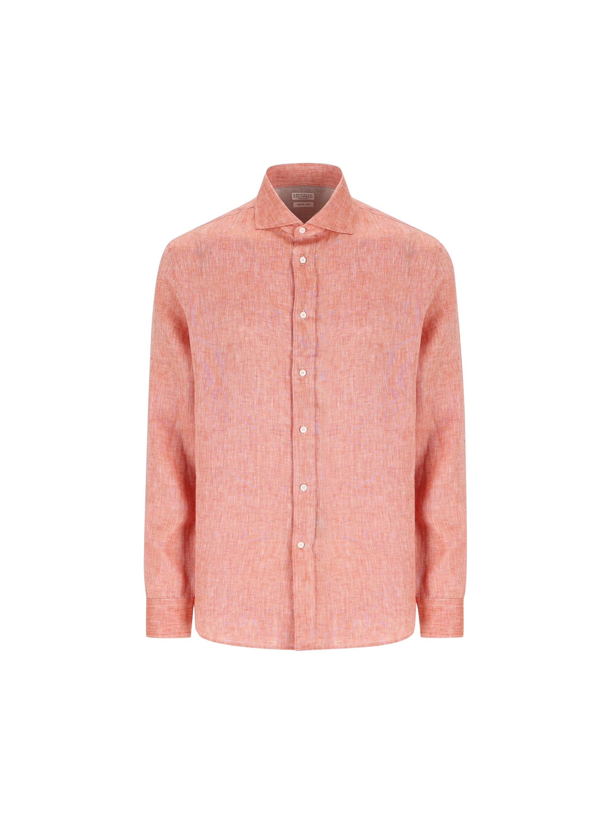 Camicia realizzata in lino. MM6840627Y C148 BRUNELLO CUCINELLI 