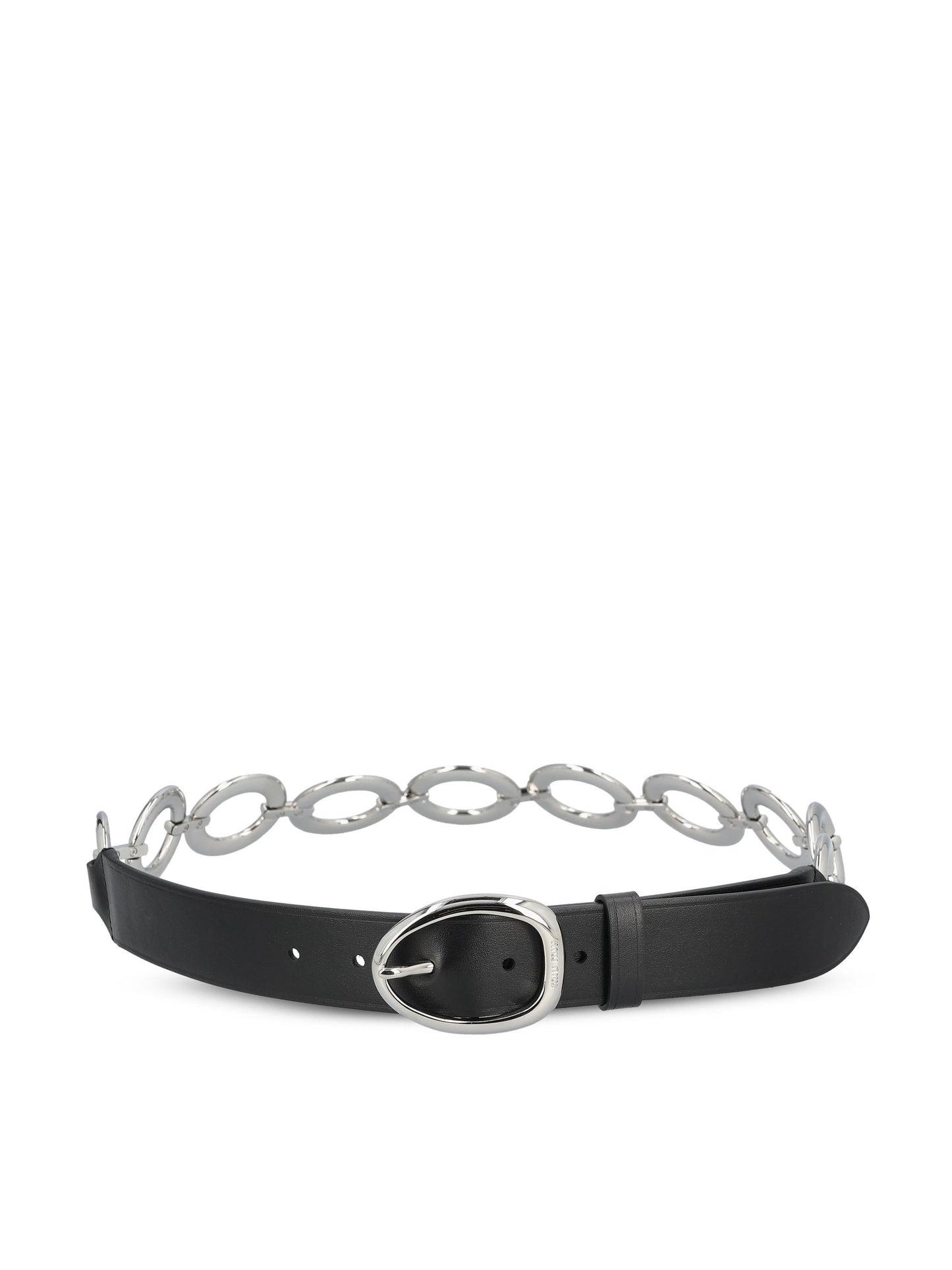 Cintura realizzata in pelle di vitello. 5CC682 2IBWF0633 MIU MIU 