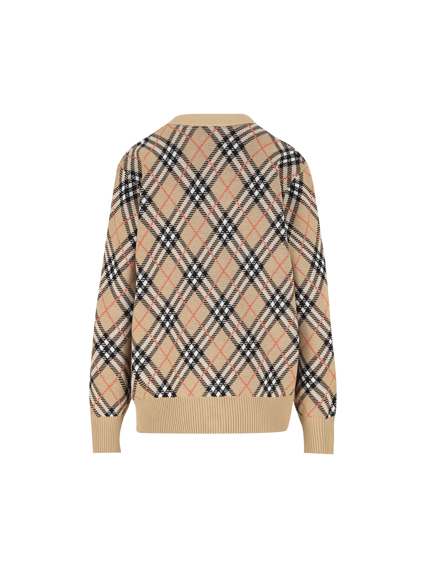 Cardigan in lana. 8110579 C1309 BURBERRY 
