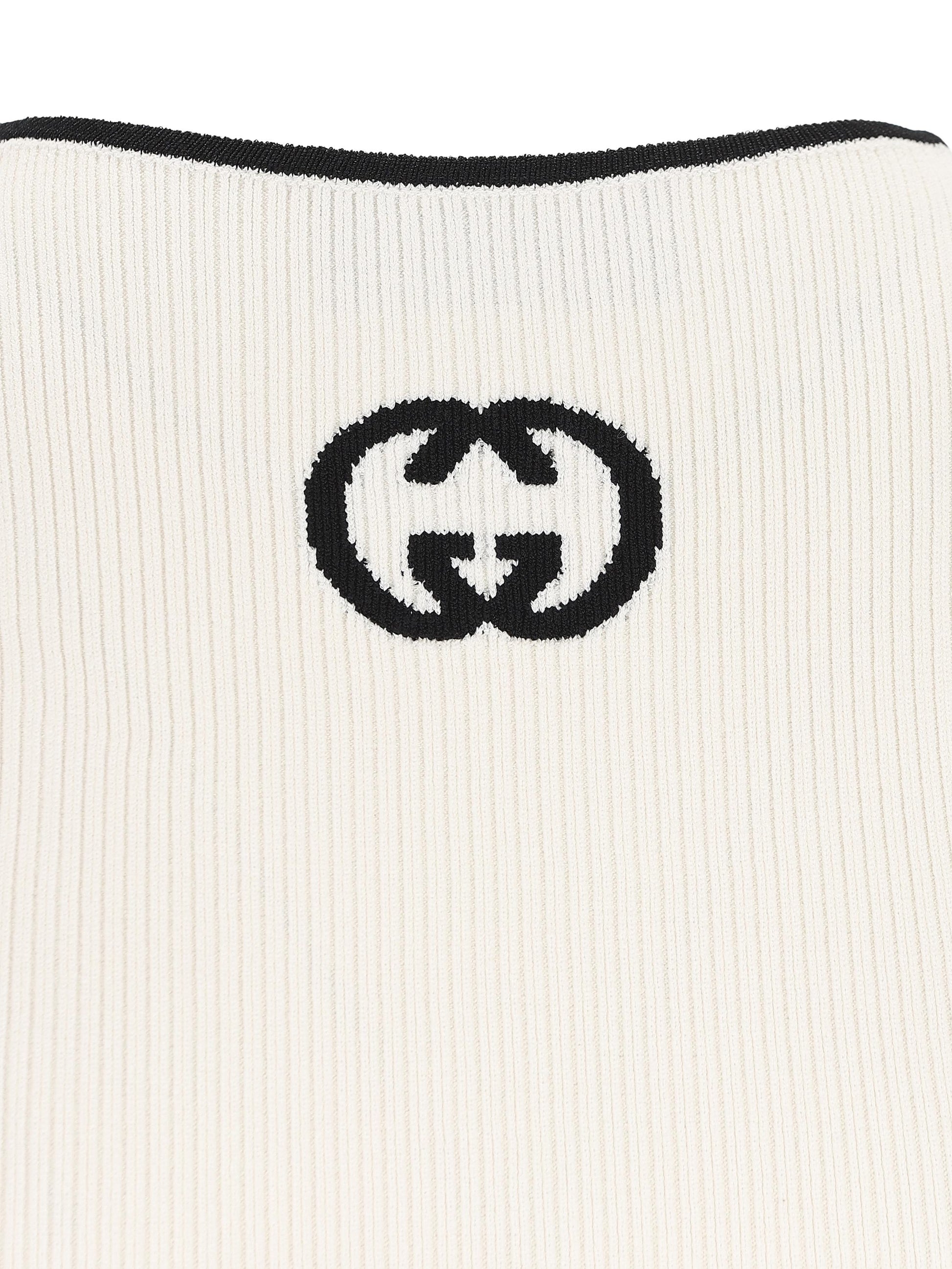 Canotta realizzata in viscosa e poliestere. 852456 XKFCZ9232 GUCCI 