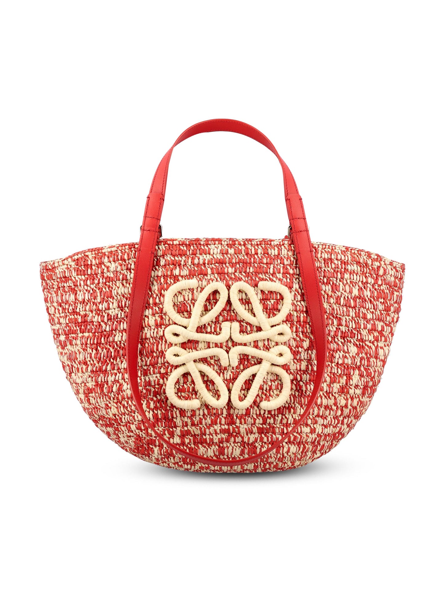 Borsa in rafia e pelle. ANNGNN1X02 7100 LOEWE - PAULA'S IBIZA 