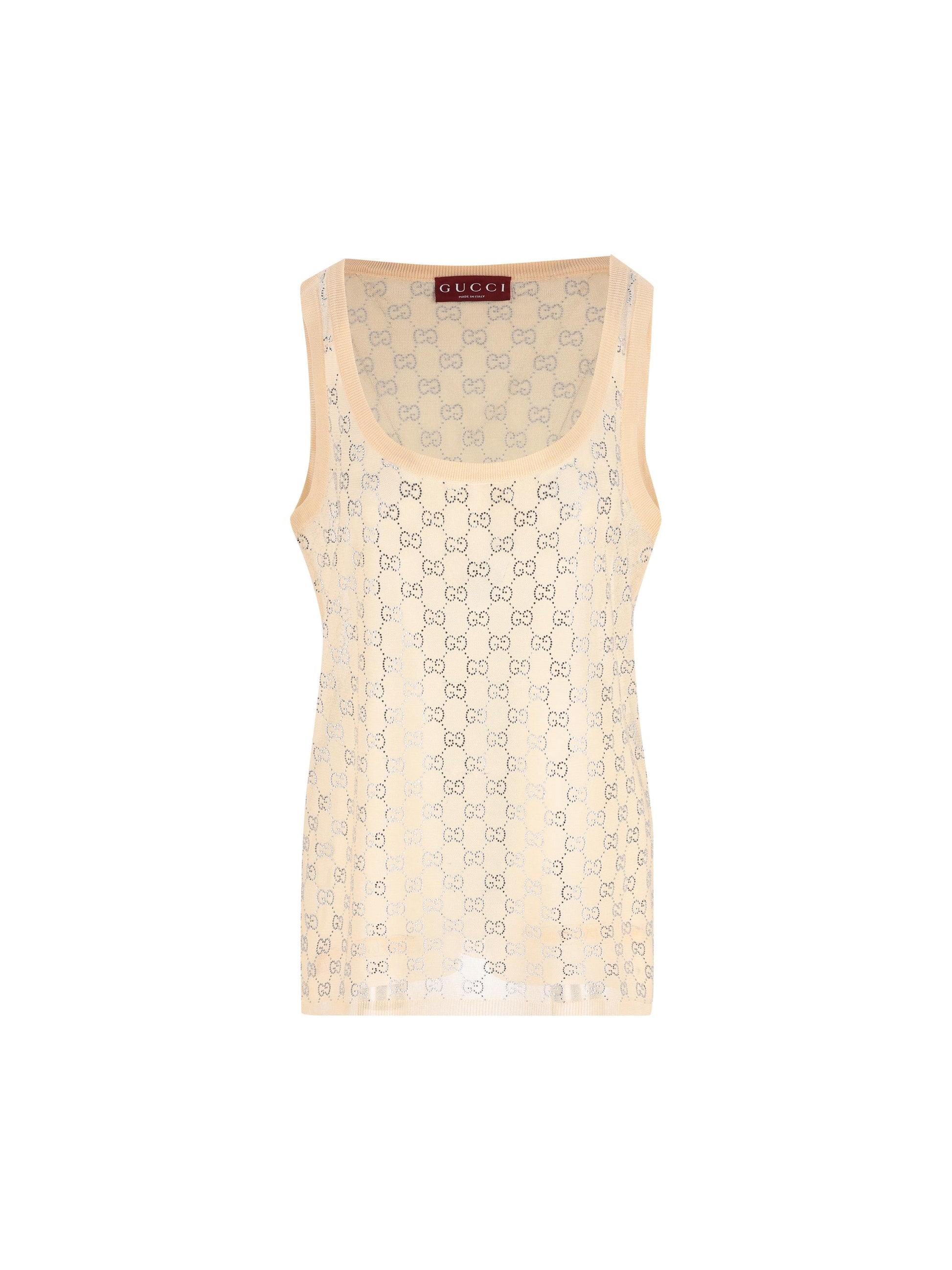 Top realizzato in seta. 856134 XKFC55012 GUCCI 