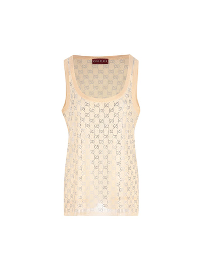 Top realizzato in seta. 856134 XKFC55012 GUCCI 
