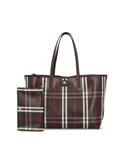 Borsa realizzata in cotone e viscosa. 8114648 A4013 BURBERRY 