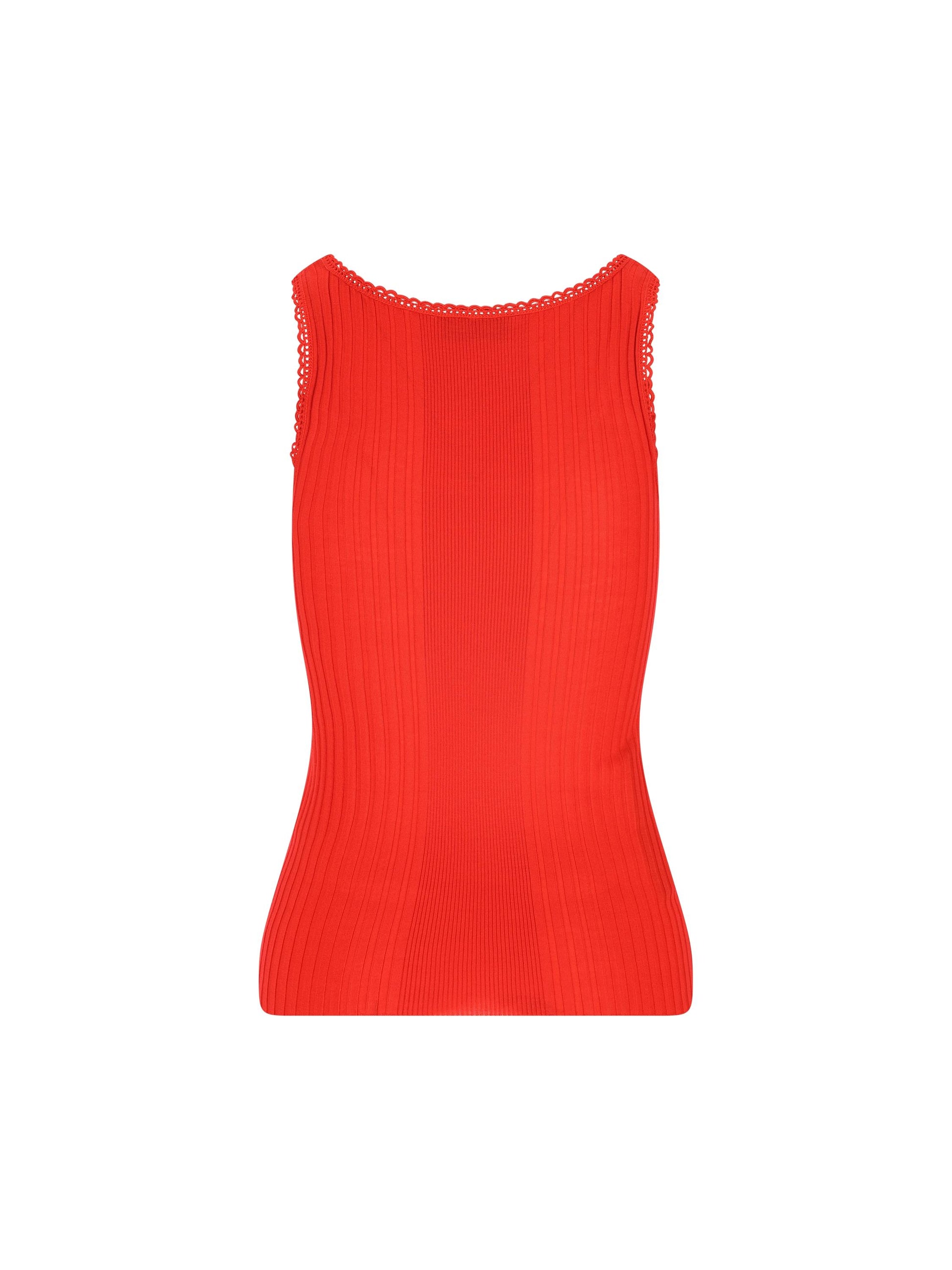 Canotta realizzata in lana vergine. MMV326 18TWF0011 MIU MIU 