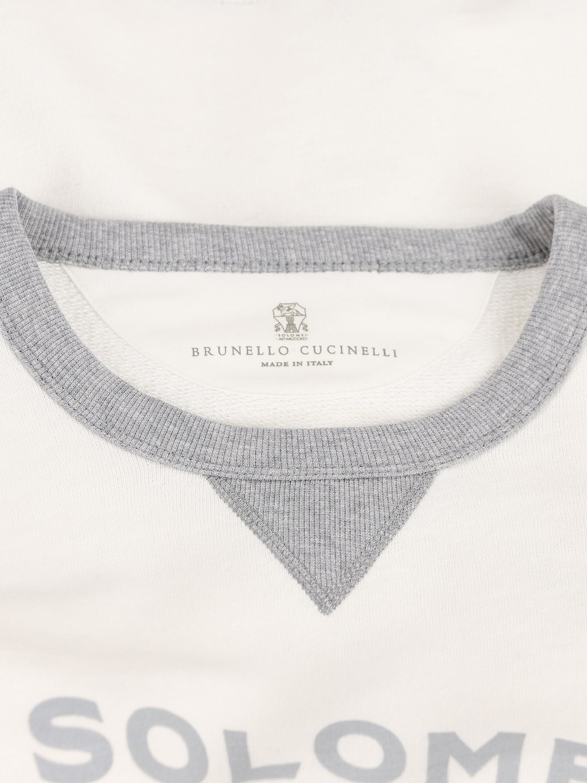 Maglia realizzata in cotone e lino. MR8313378G CTQ27 BRUNELLO CUCINELLI 