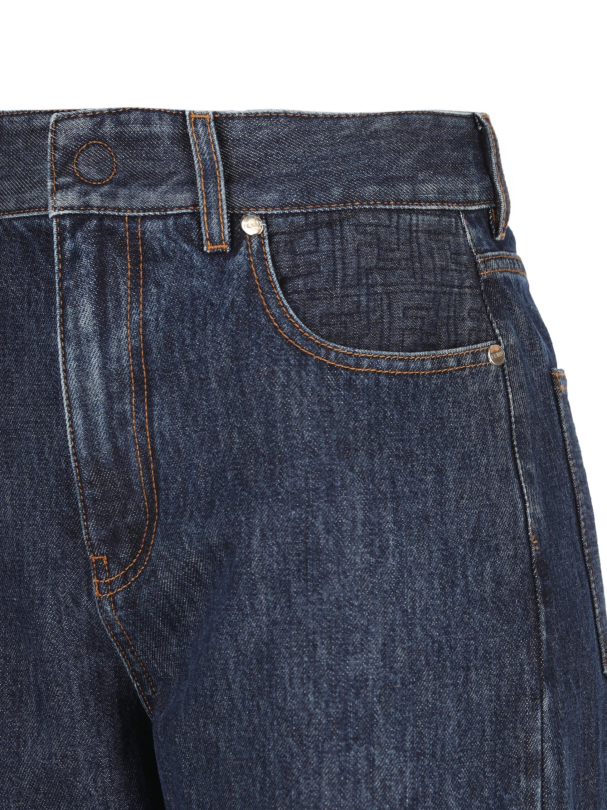 Pantaloni realizzati in cotone. FLP882 AW82F1UKI FENDI 
