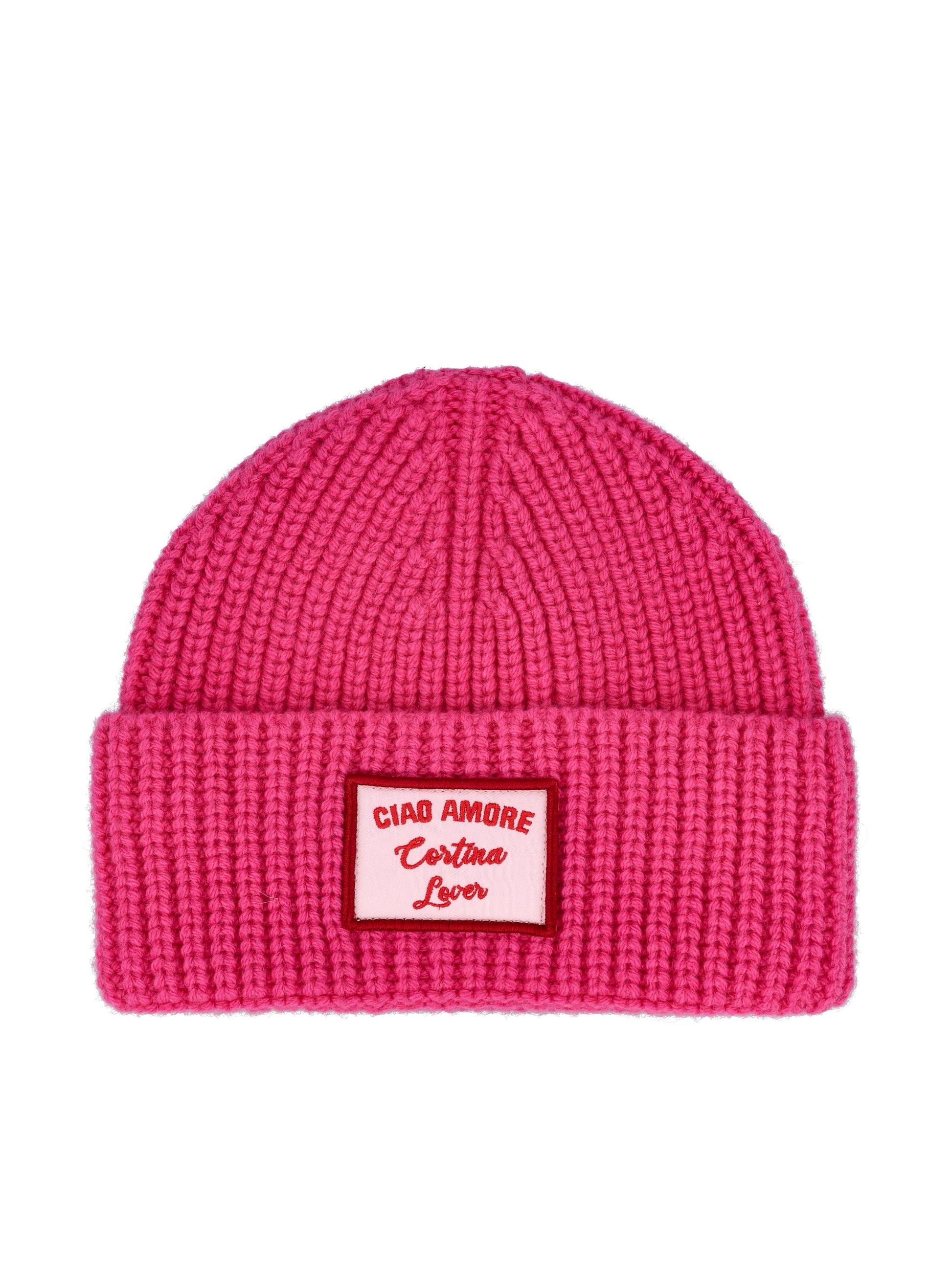 Cappello in lana e cashmere "Ciao Amore Cortina Lover" F25EM2831K 39 GIADA BENINCASA 