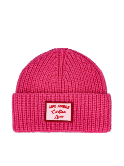 Cappello in lana e cashmere "Ciao Amore Cortina Lover" F25EM2831K 39 GIADA BENINCASA 