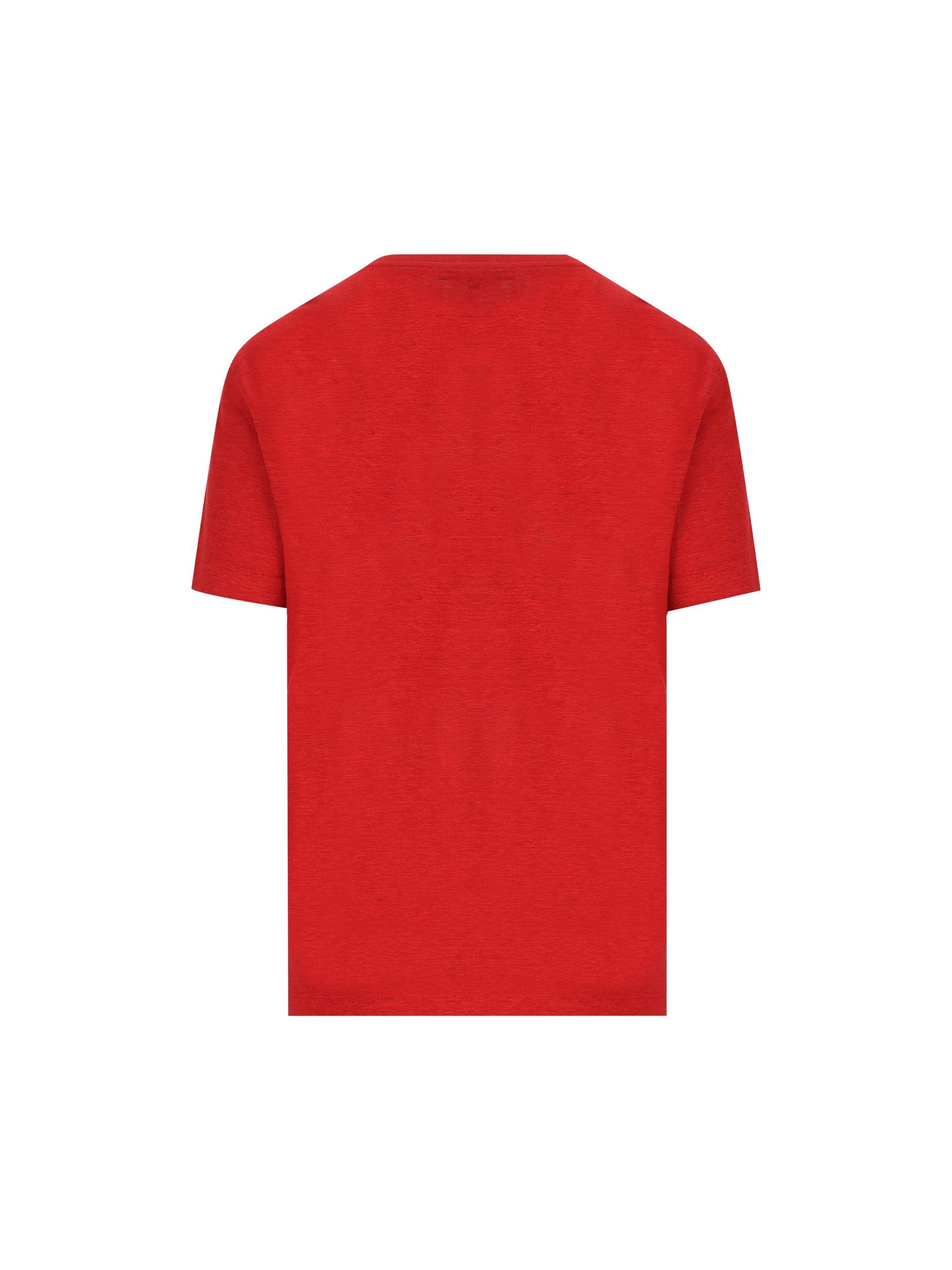 T-Shirt realizzata in lino. FAM8107 R354 LORO PIANA 