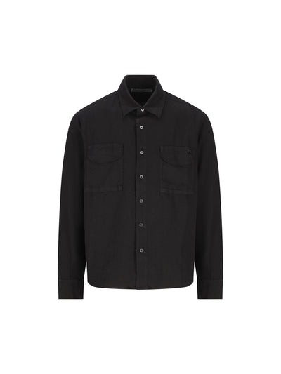 Camicia realizzata in lana vergine e cotone. MSH302A11 0638O999 MASSIMO OSTI STUDIO 