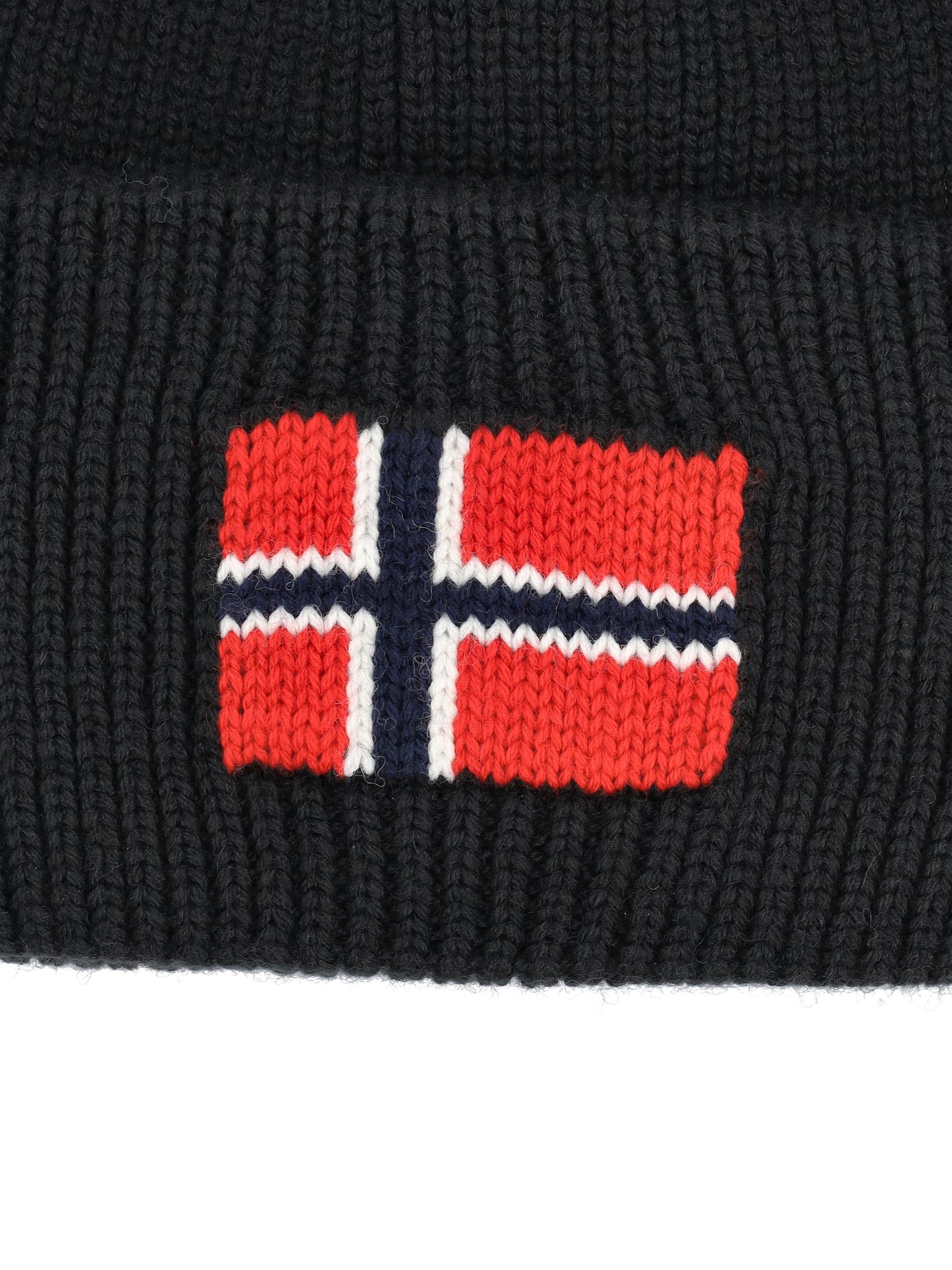 Berretto realizzato in lana e acrilico. NP0A893P9411 BLACK BEAUTY NAPAPIJRI 