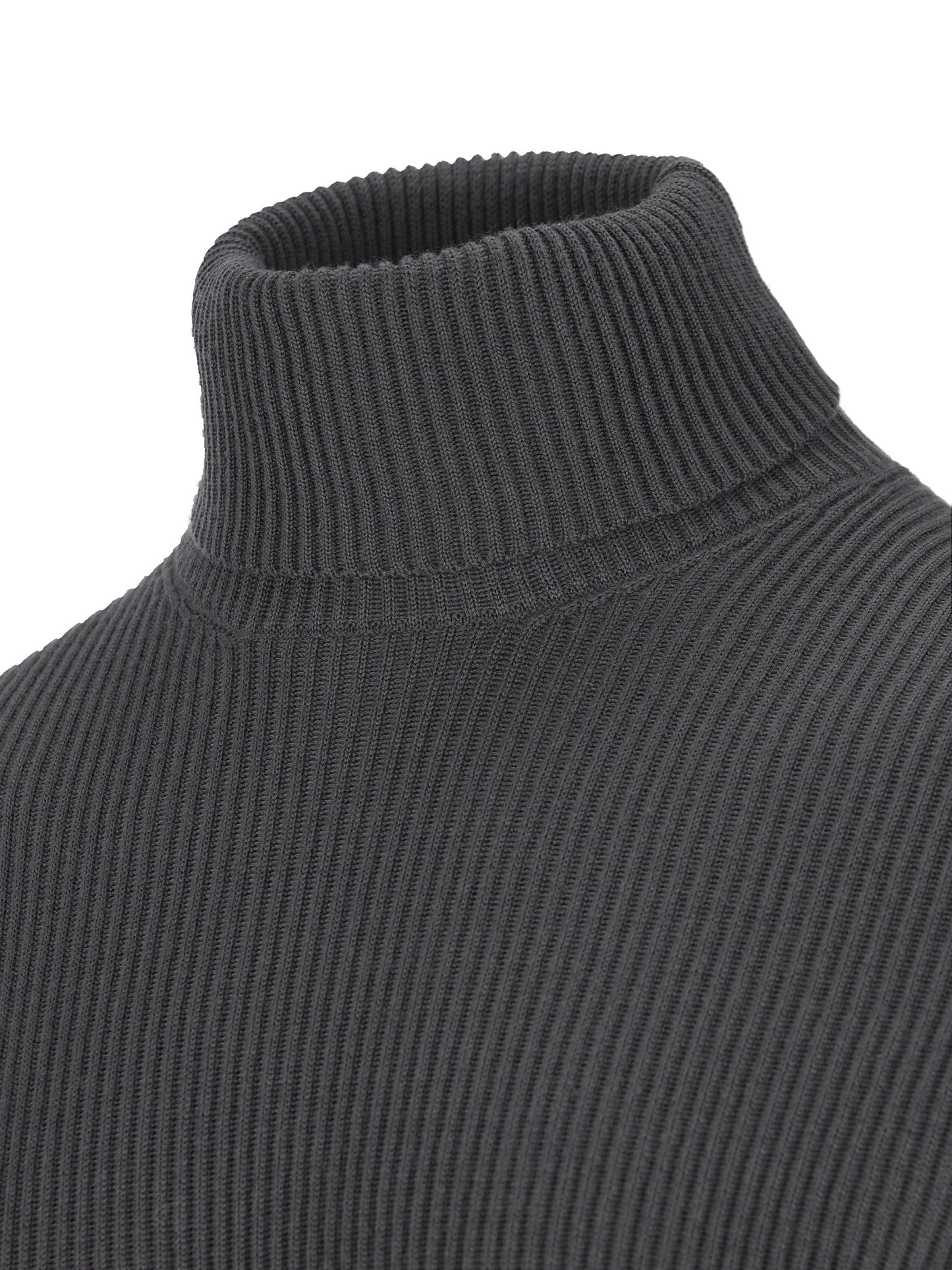 Maglione dolcevita finemente rifinito a costine 5100052 S00C2V0062 STONE ISLAND 