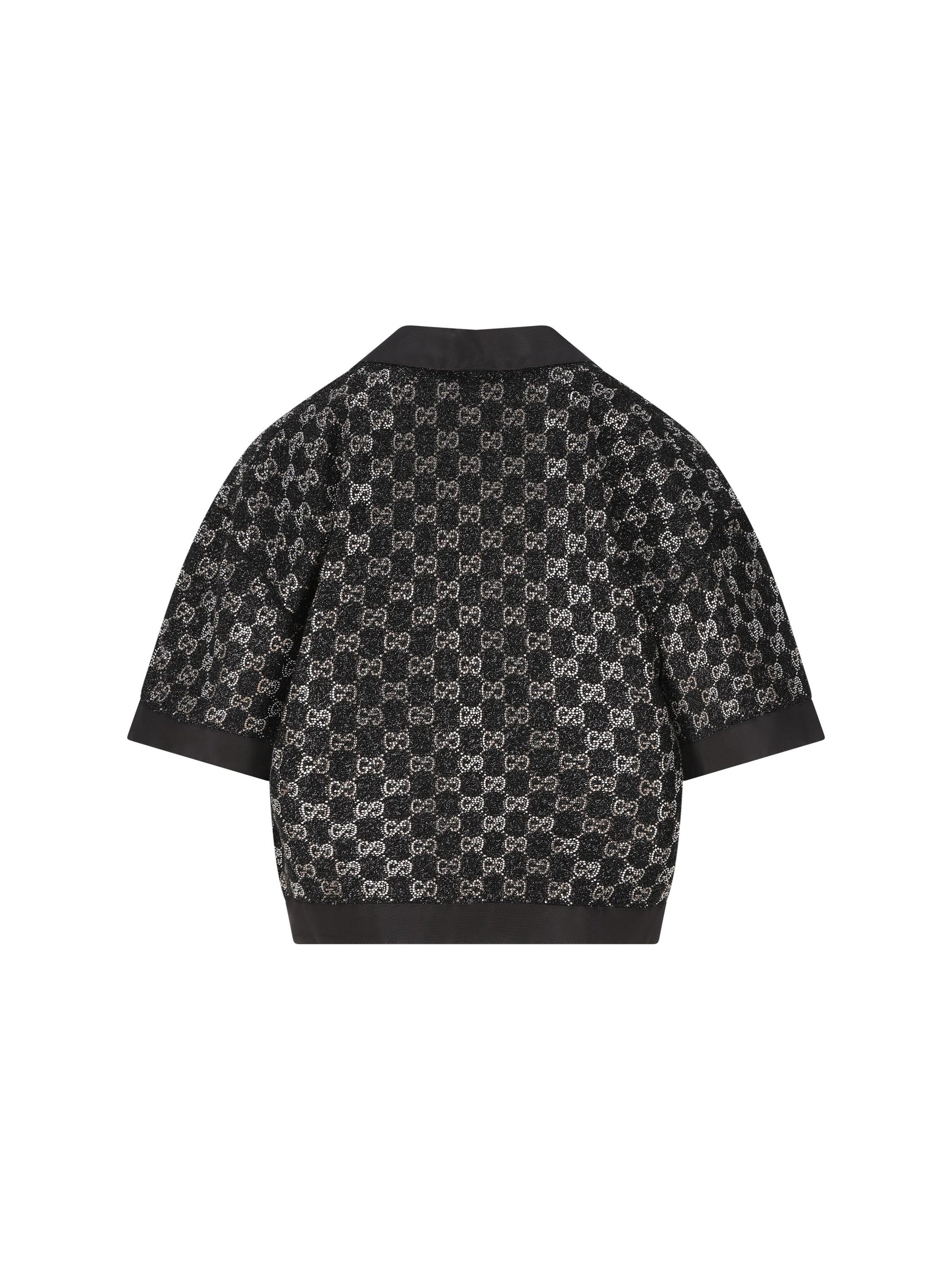 Maglia realizzata in viscosa e fibra metallizzata. 846682 ZARWY1000 GUCCI 