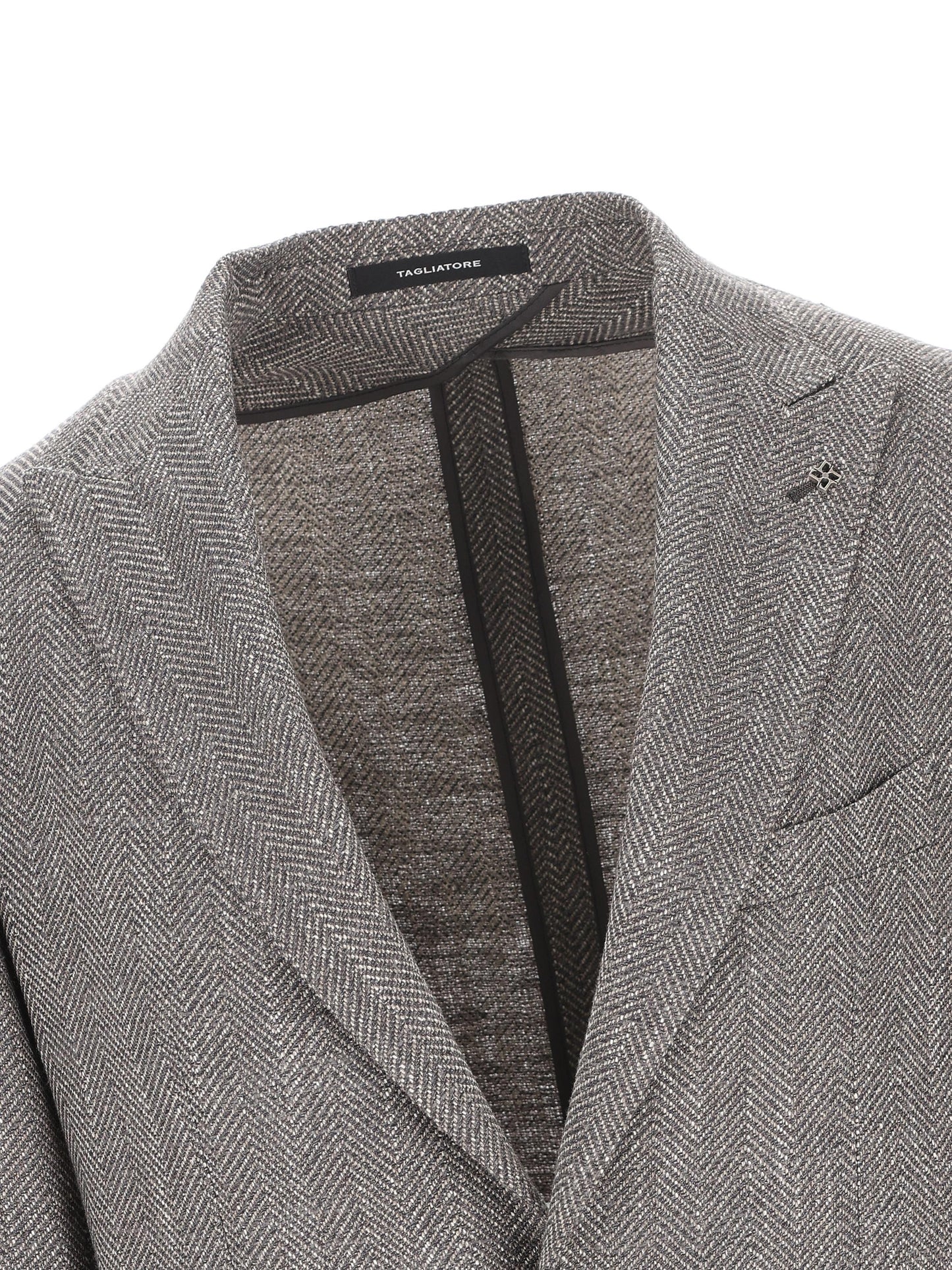 Blazer monopetto in misto lana-seta 1SMC26K AIC90019ES873542 TAGLIATORE 