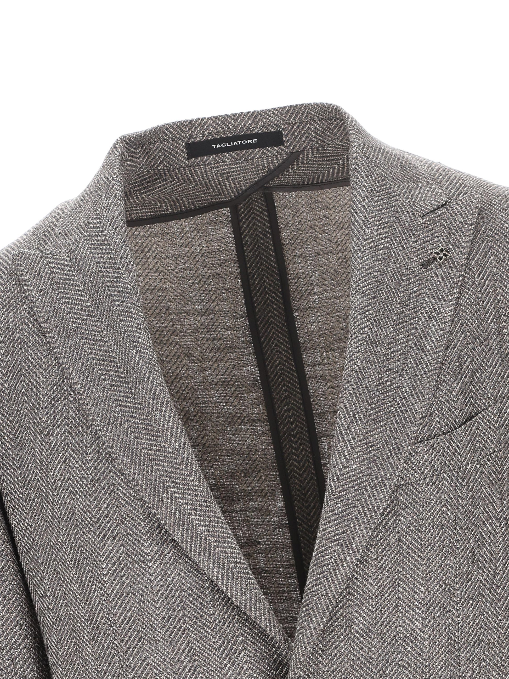 Blazer monopetto in misto lana-seta 1SMC26K AIC90019ES873542 TAGLIATORE 