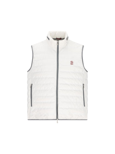 Gilet realizzato in poliammide ed elastan. MM49A7460G C1085 BRUNELLO CUCINELLI 