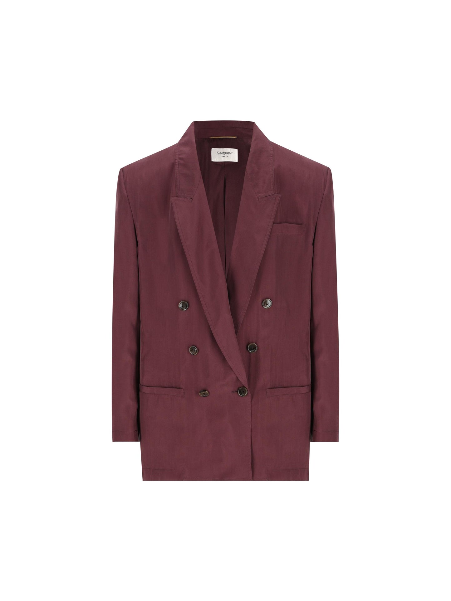 Giacca realizzata in seta. 851026 Y6J785060 SAINT LAURENT 