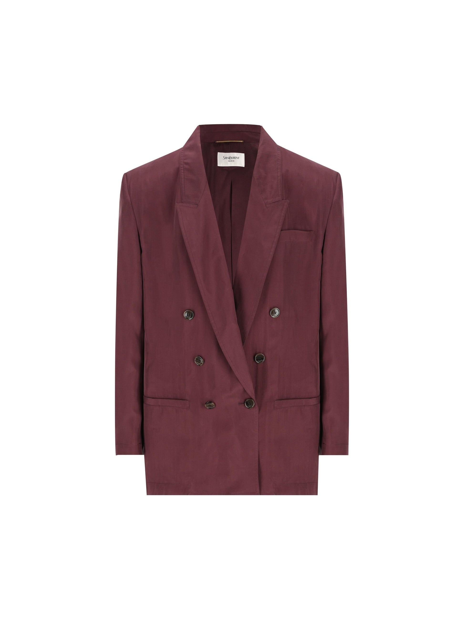 Giacca realizzata in seta. 851026 Y6J785060 SAINT LAURENT 