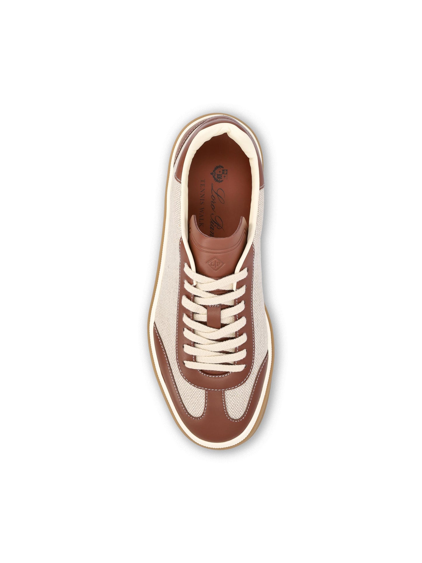 Sneakers realizzate in suede e lino. FSW0085 B4AU LORO PIANA 