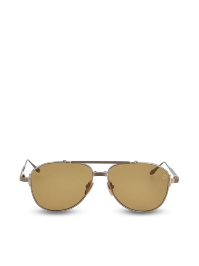 Occhiali da sole realizzati in titanio. AKS-521C-57 GLD - GLD AKONI 