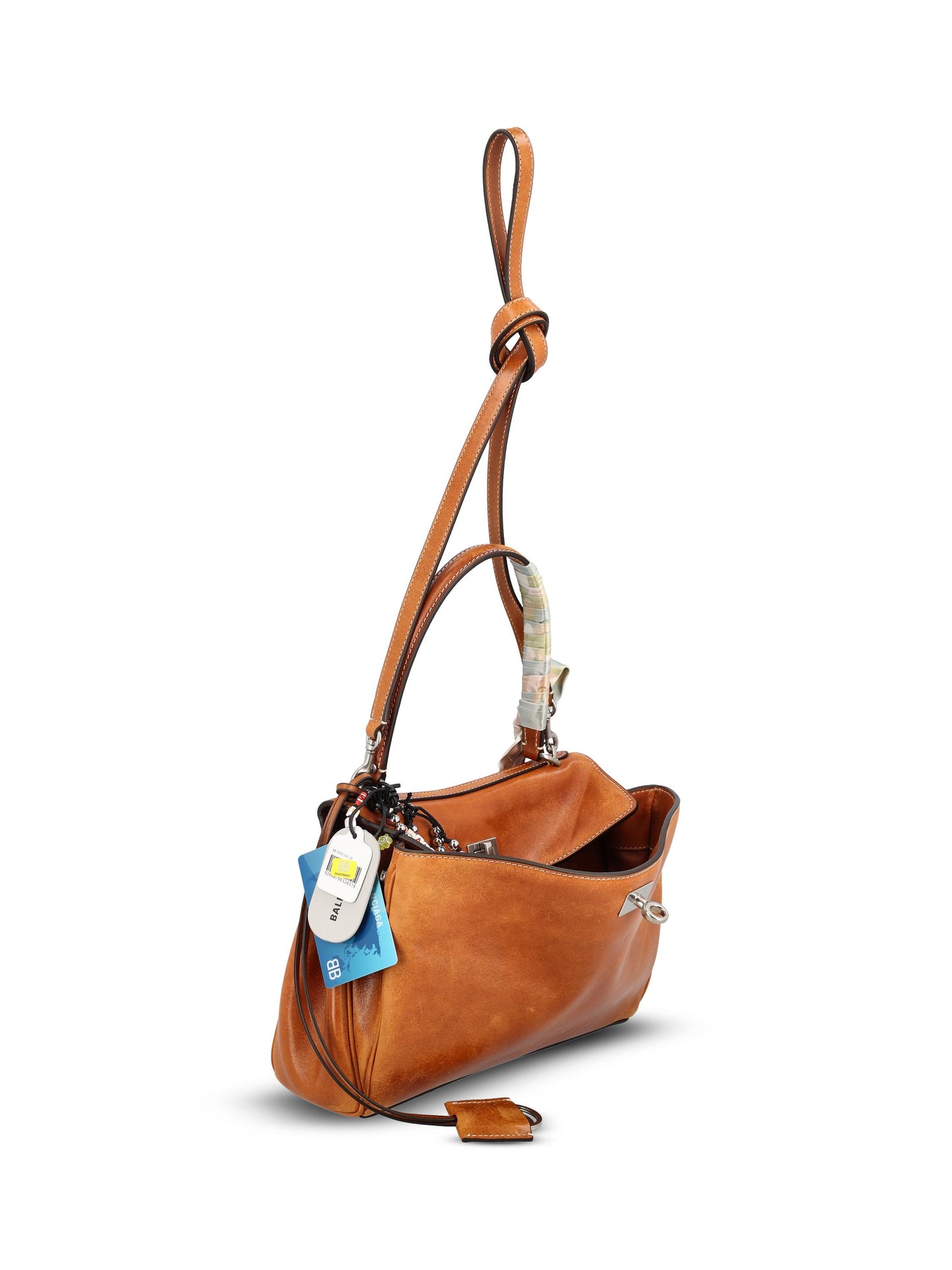 Borsa realizzata in pelle di agnello conciata al vegetale. 789779 2ACAS2753 BALENCIAGA 