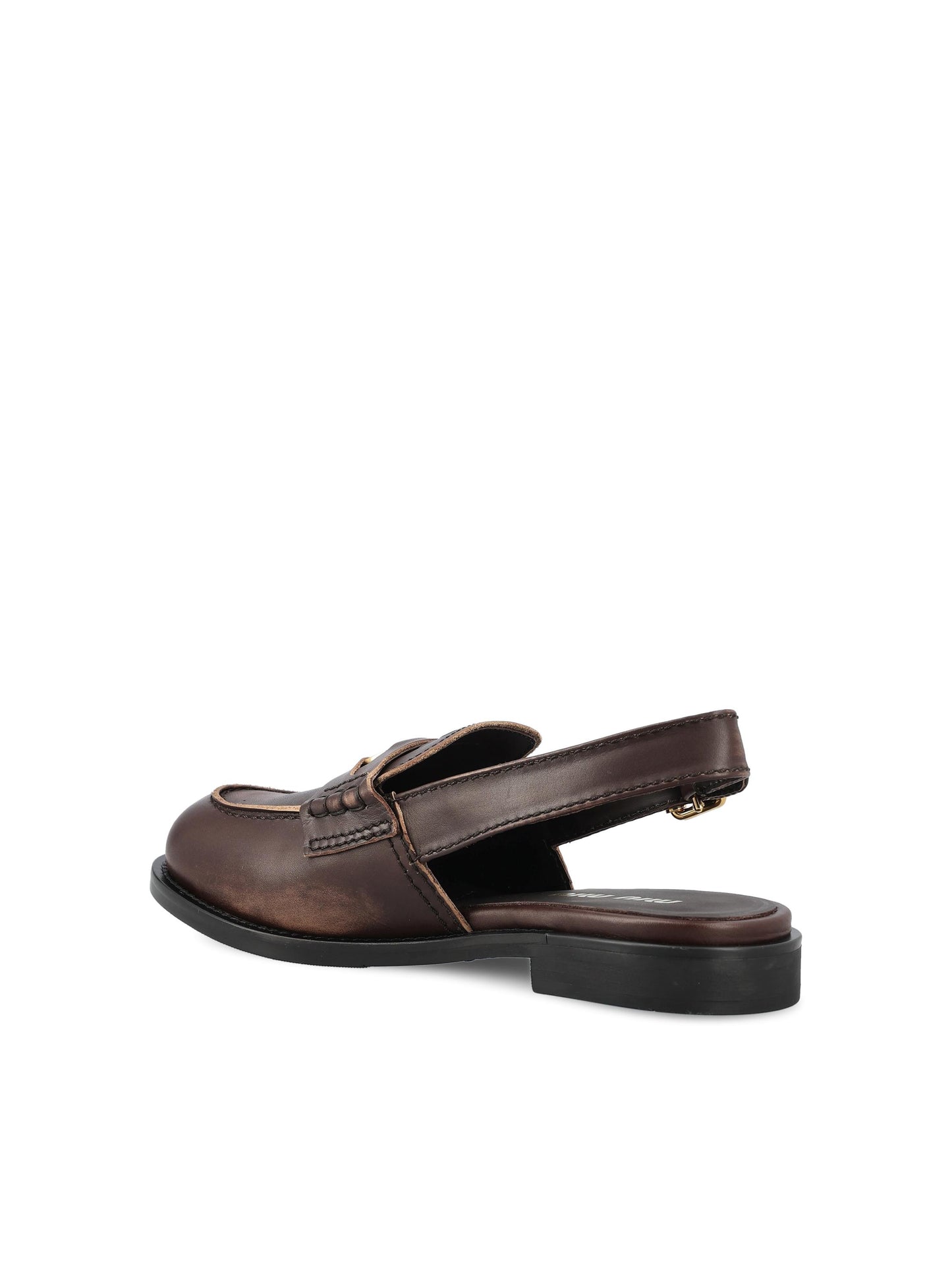 Mocassini realizzati in pelle. 5D561E 3G48F0192 MIU MIU 