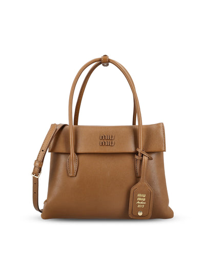 Borsa realizzata in pelle di agnello. 5BA302 2IFPF0039 MIU MIU 