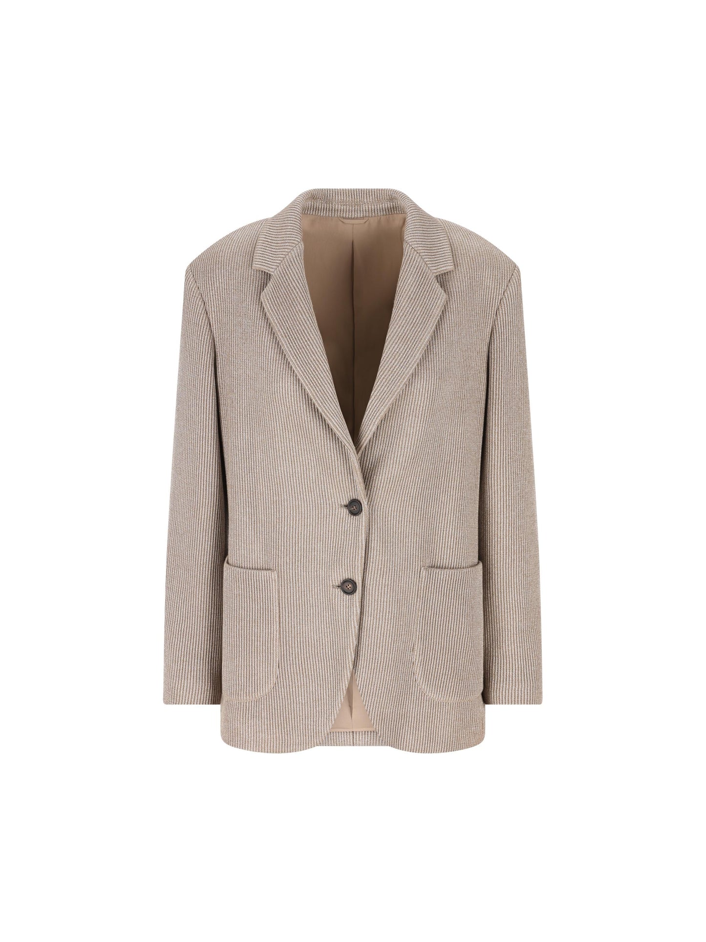 Giacca in maglia di cotone e viscosa Sparkling costa inglese con monile M0AZT7511 CXB87 BRUNELLO CUCINELLI 