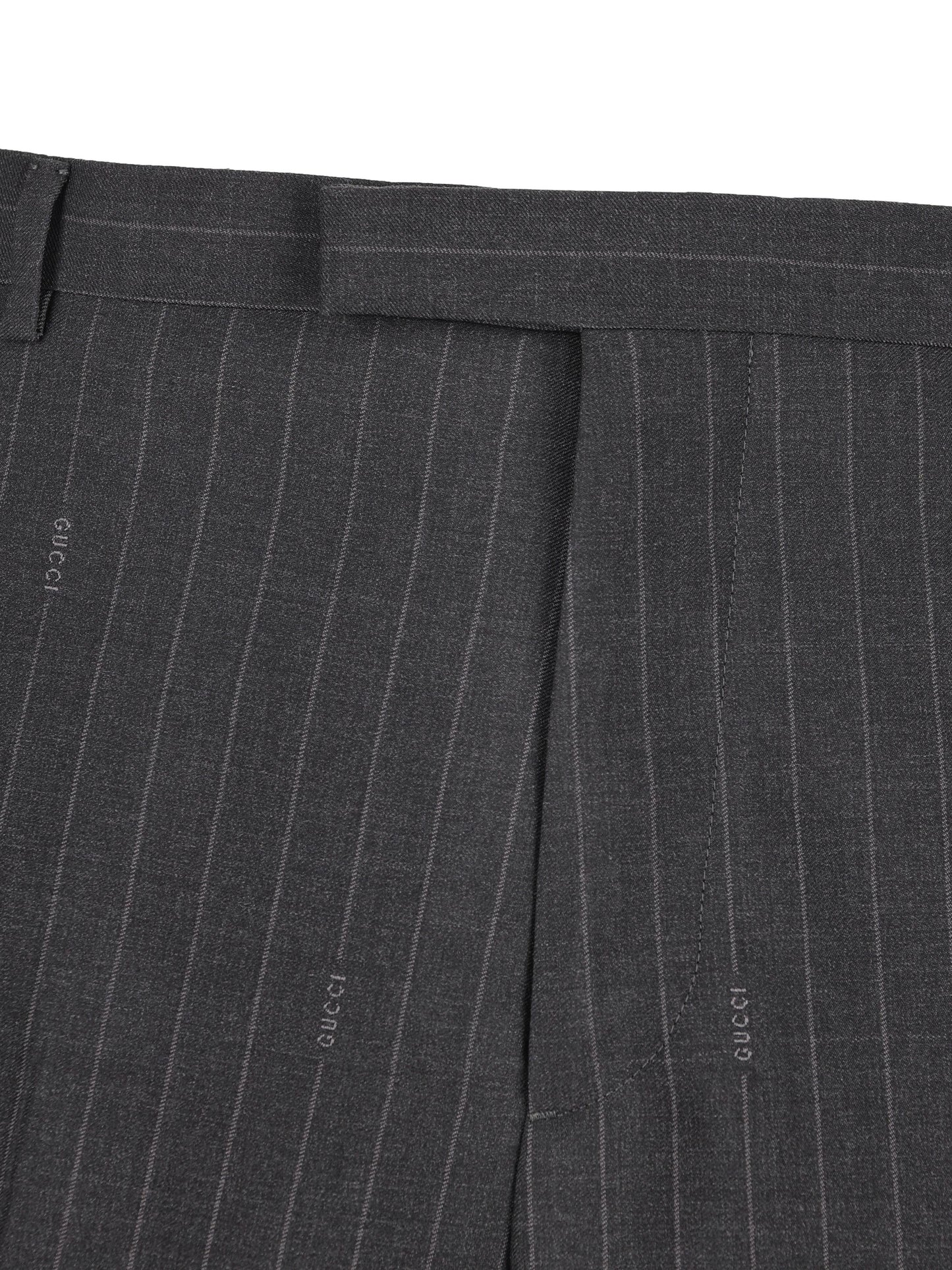 Pantaloni in lana gessata. 814299 Z7AQF1128 GUCCI 