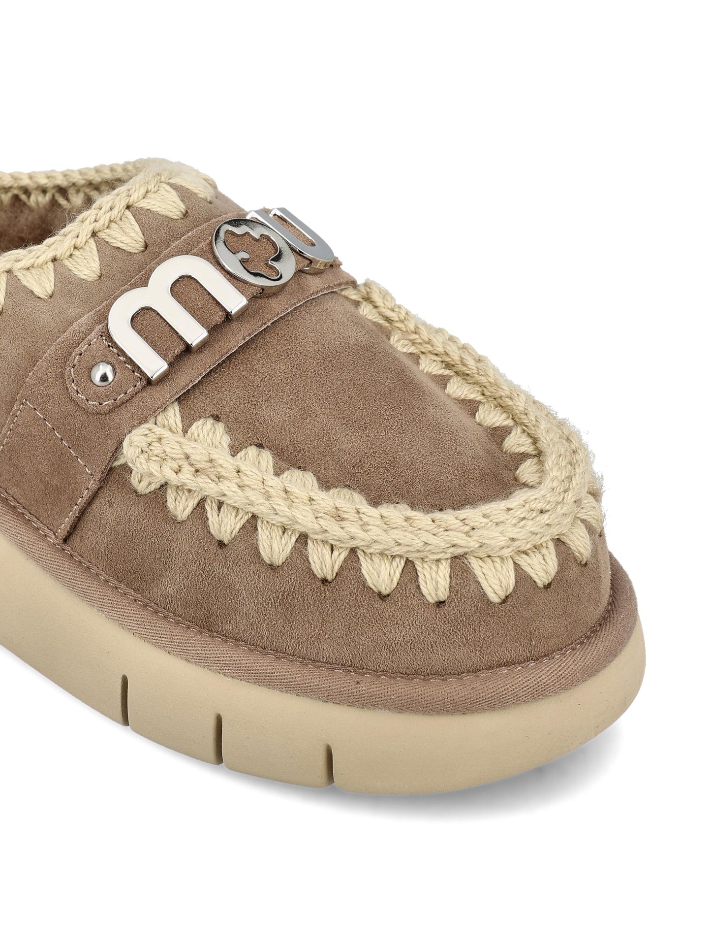 Slide realizzate in vera pelle di montone. FW531001A ELGRY MOU 