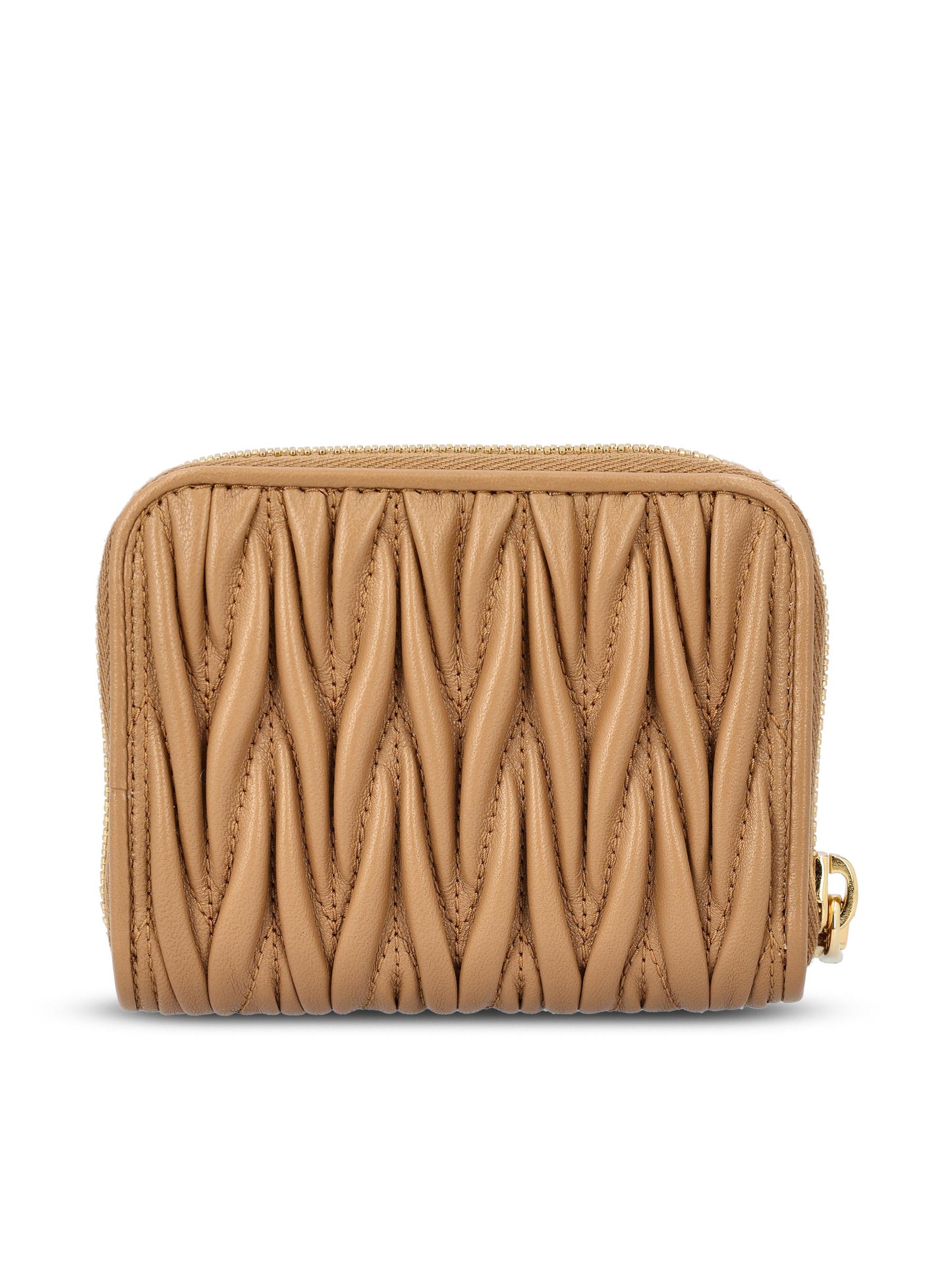 Portamonete realizzato in pelle di agnello. 5MM268 AFPPF098L MIU MIU 