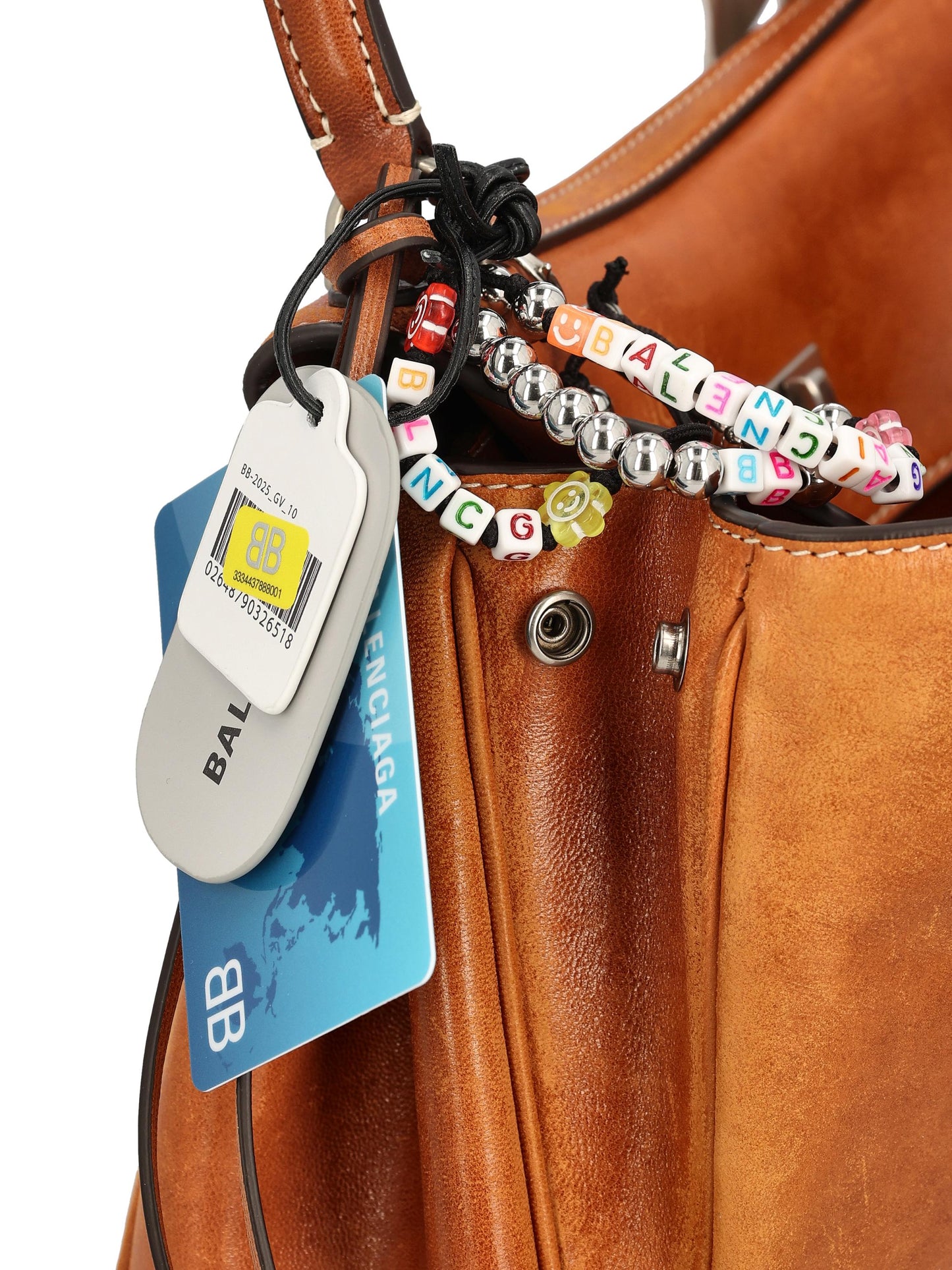 Borsa realizzata in pelle di agnello conciata al vegetale. 789779 2ACAS2753 BALENCIAGA 