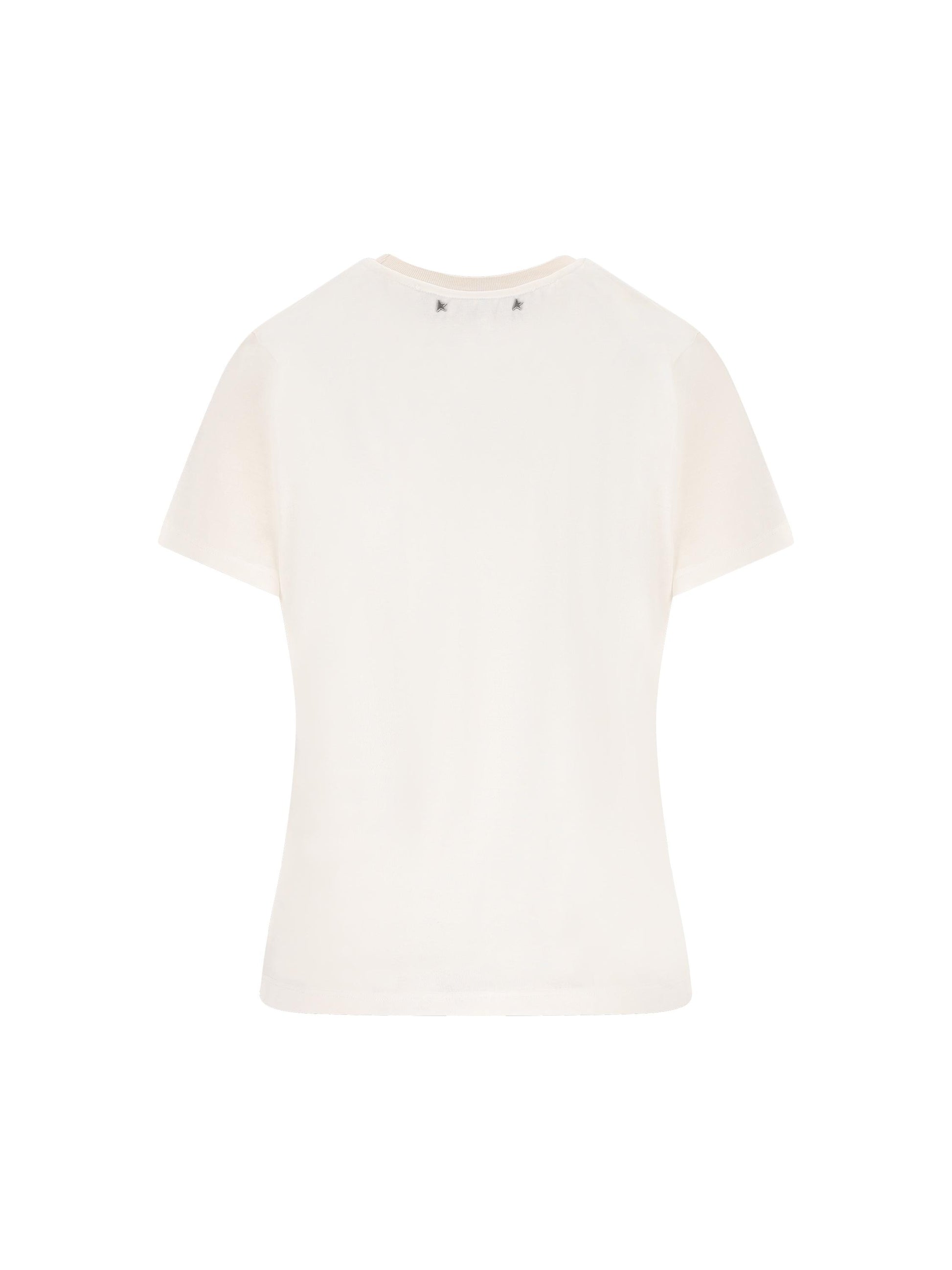 T-Shirt realizzata in viscosa e poliammide. GWP02322 P00211611616 GOLDEN GOOSE 