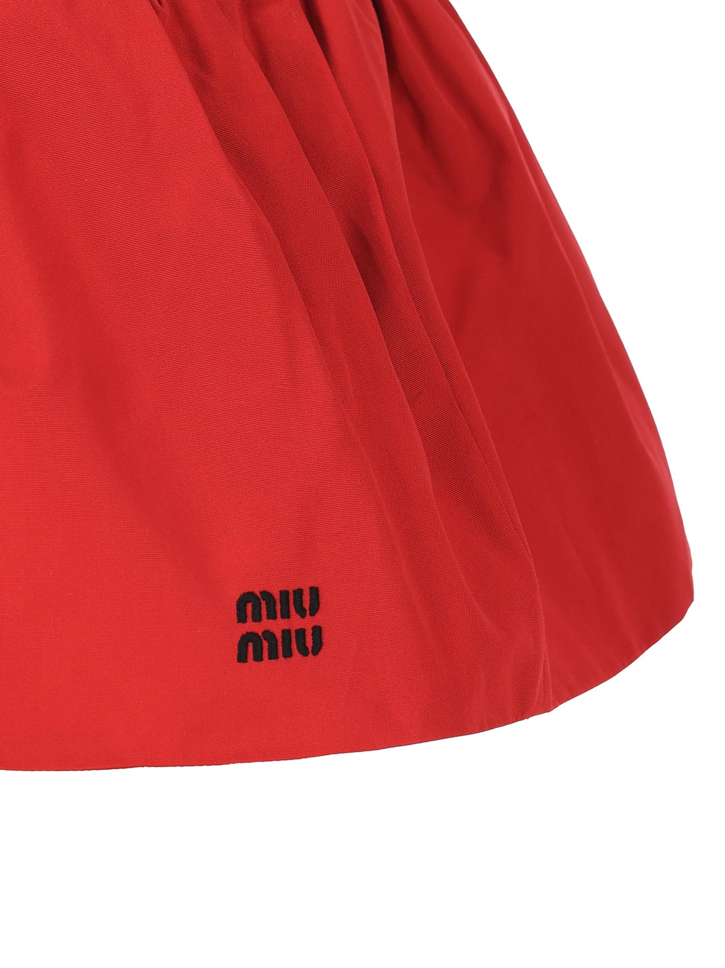 Minigonna in popeline. MG2200 1BMSF0D56 MIU MIU 