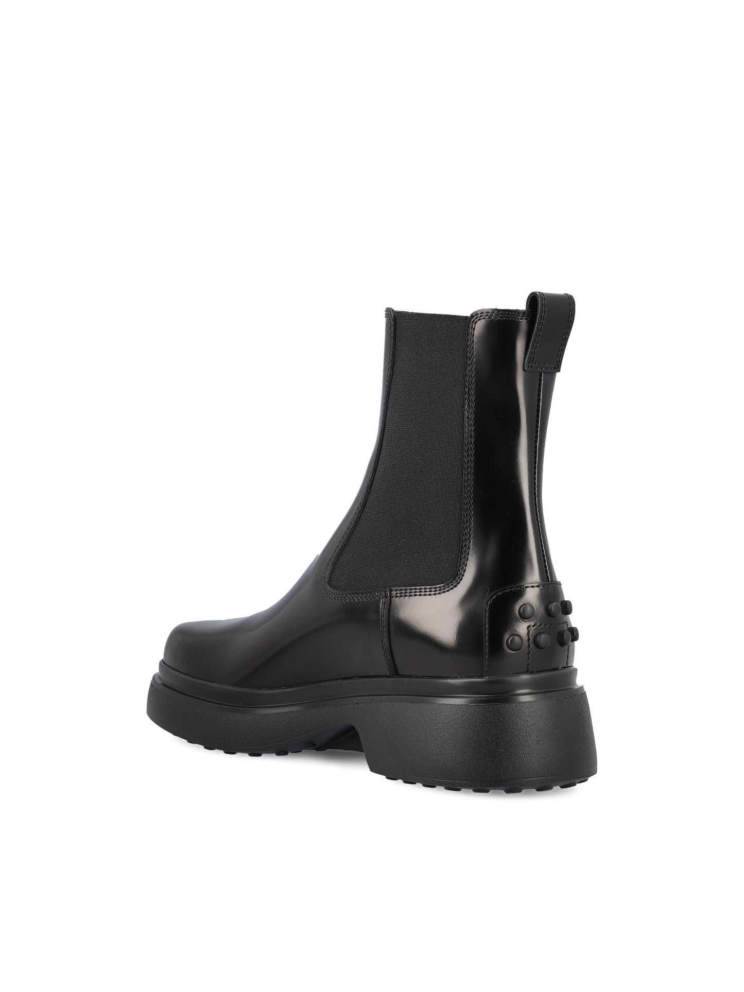 Stivali in pelle liscia. XXW74L0JK20AKT B999 TOD'S 