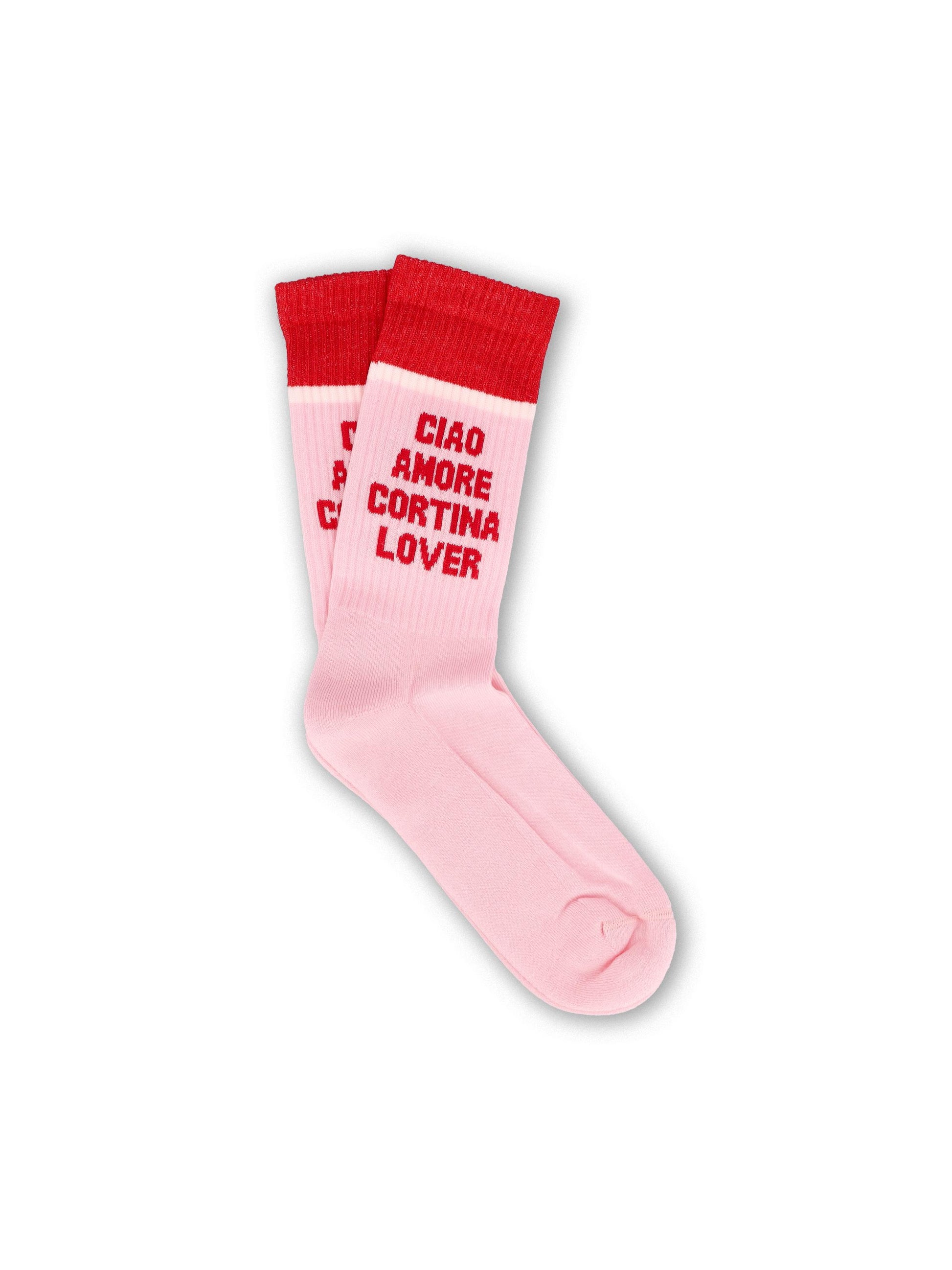 Calzini in cotone "Ciao Amore Cortina Lover" 2901BK 06 GIADA BENINCASA 