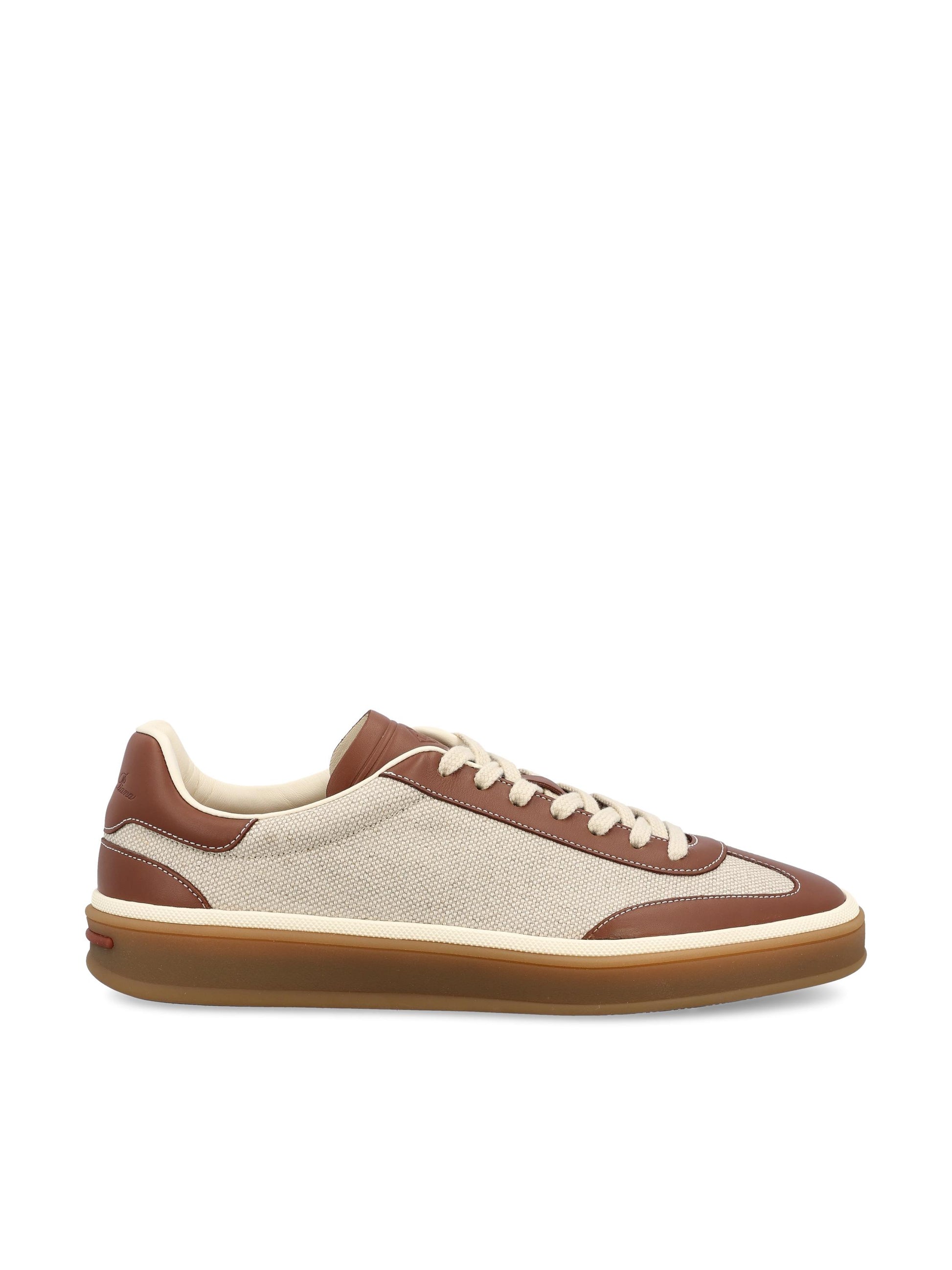 Sneakers realizzate in suede e lino. FAQ1747 B4AU LORO PIANA 