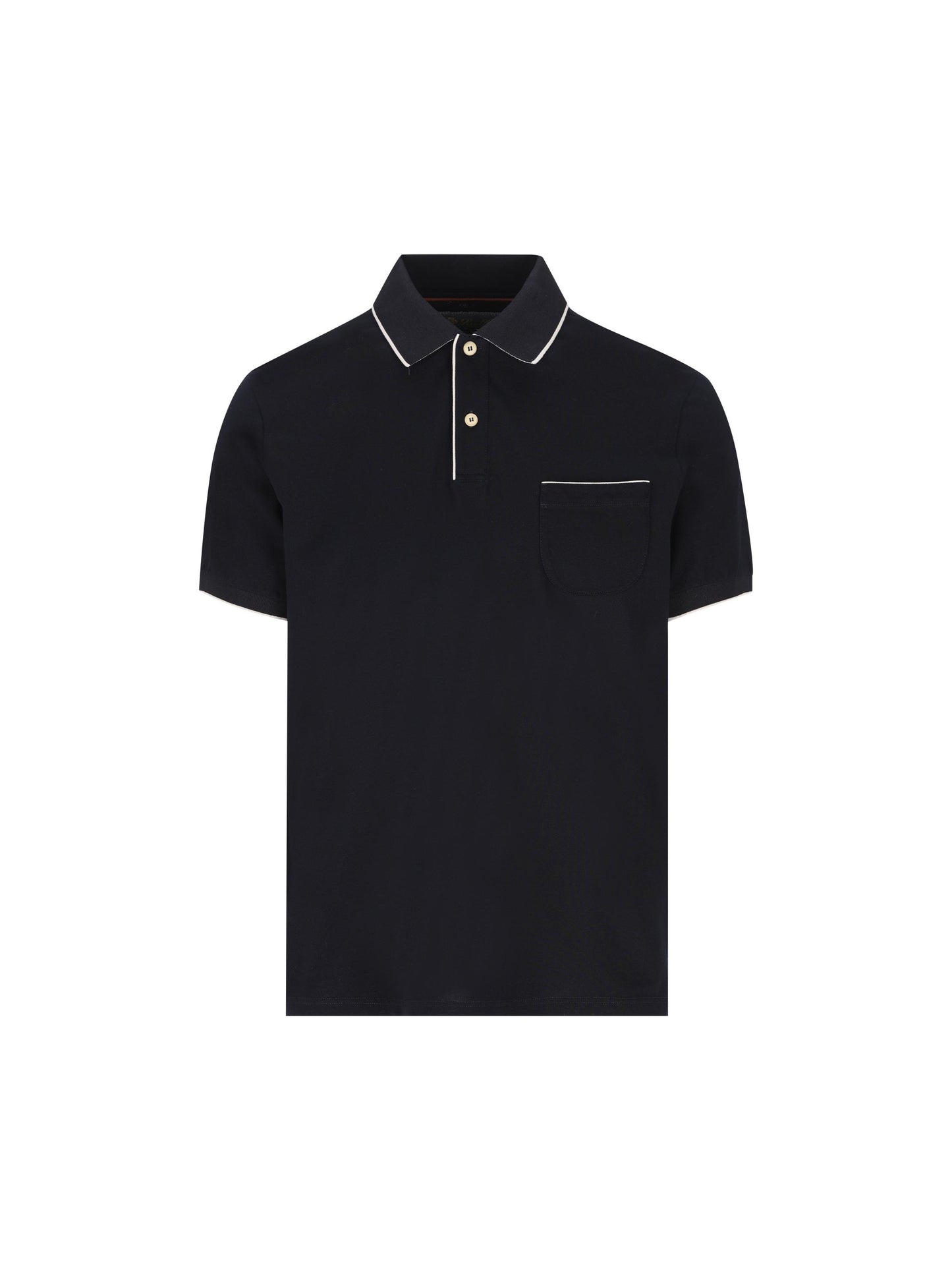 Polo realizzata in cotone ed elastan. FAI0485 W000 LORO PIANA 
