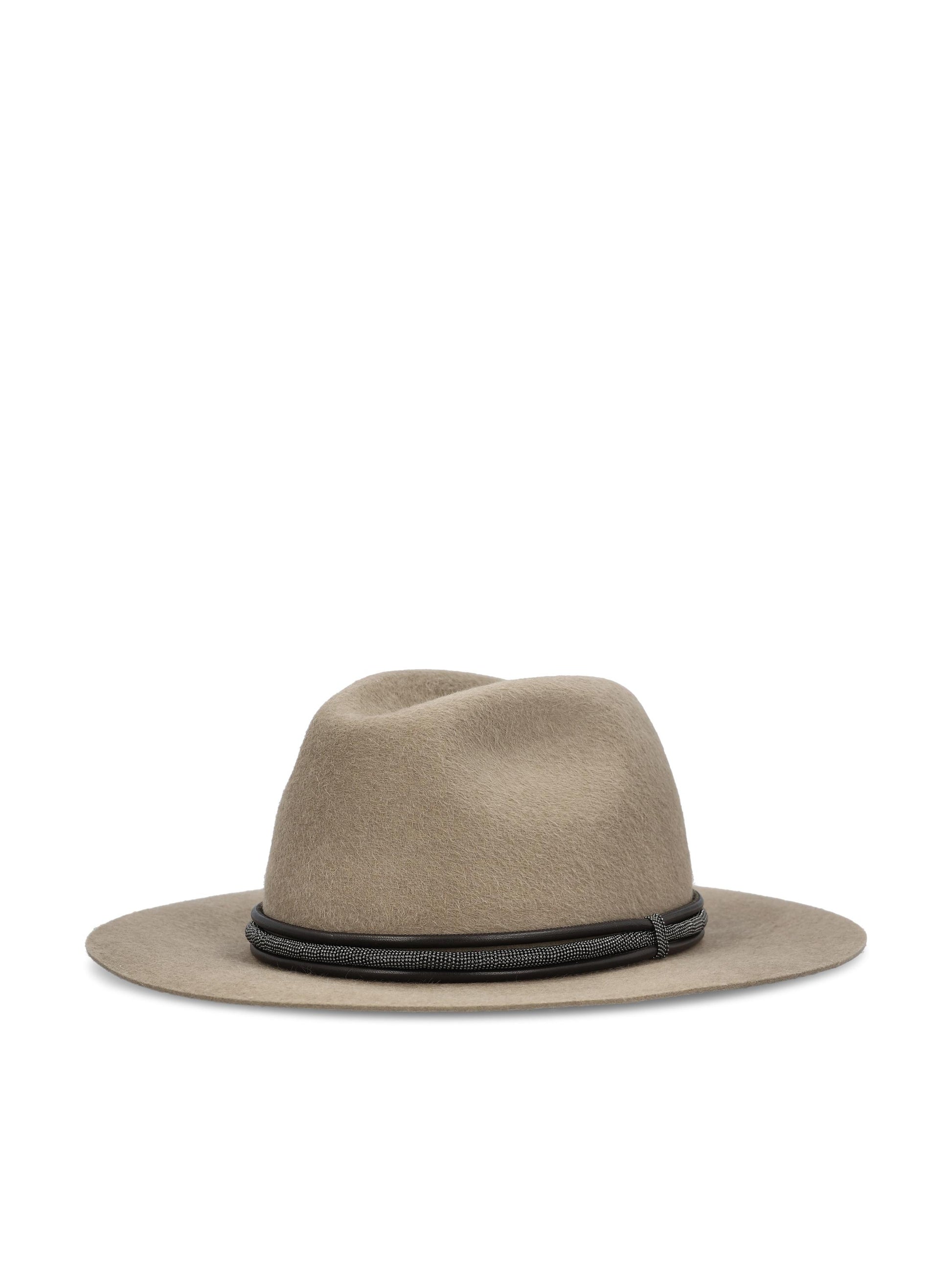 Cappello realizzato in feltro. MCAP90032 CKD38 BRUNELLO CUCINELLI 