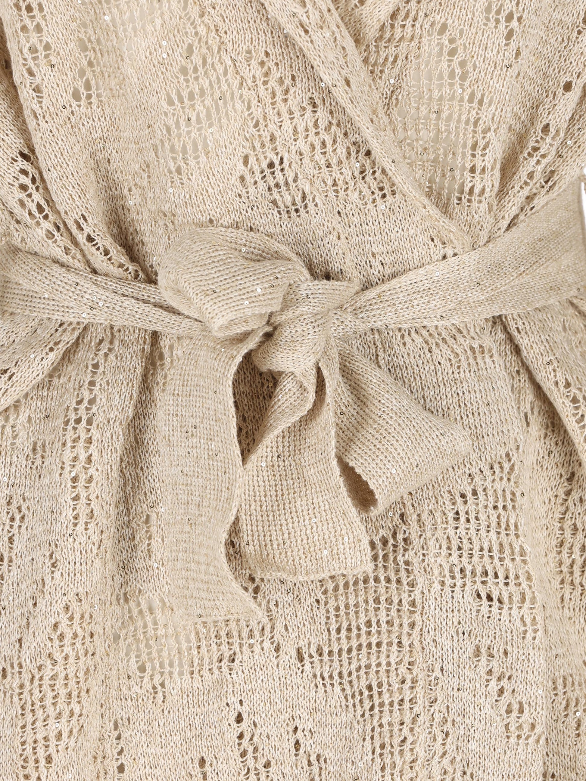 Cardigan realizzato in lino e cotone. MDT771006 C8925 BRUNELLO CUCINELLI 