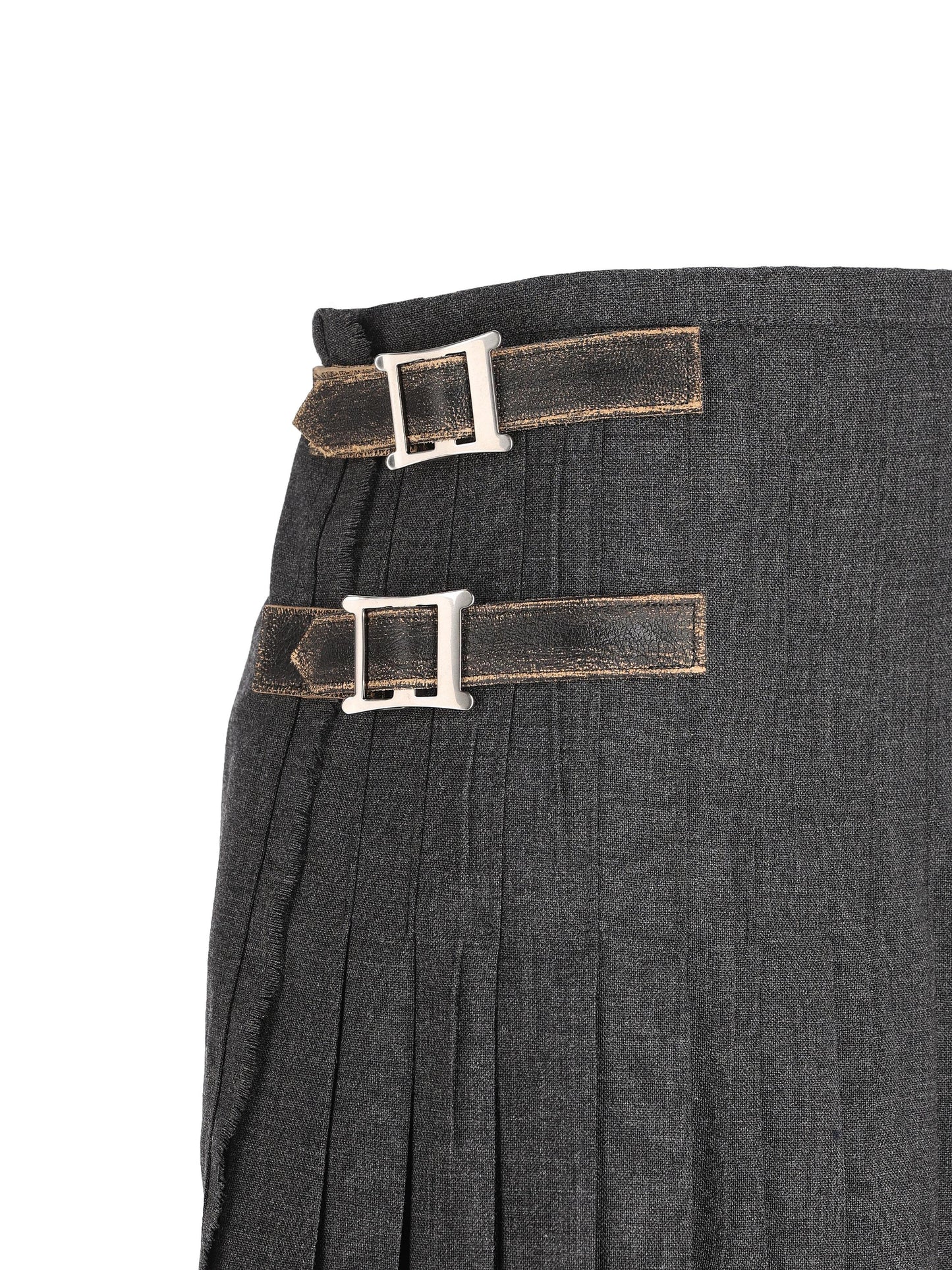 Gonna plisettata in lana vergine. P103ZE 17N1F0480 PRADA 